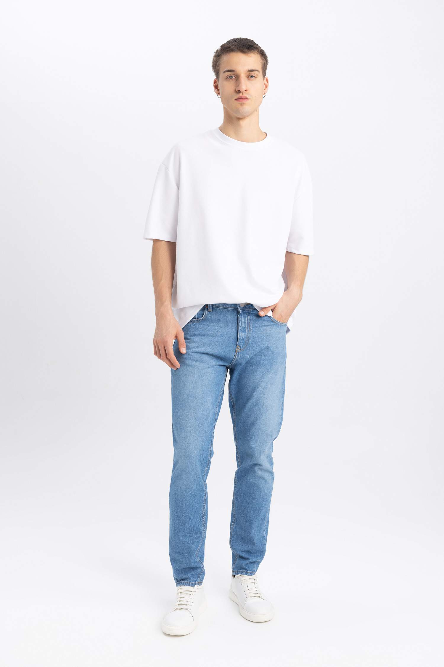 Regular Tapered Fit Trousers