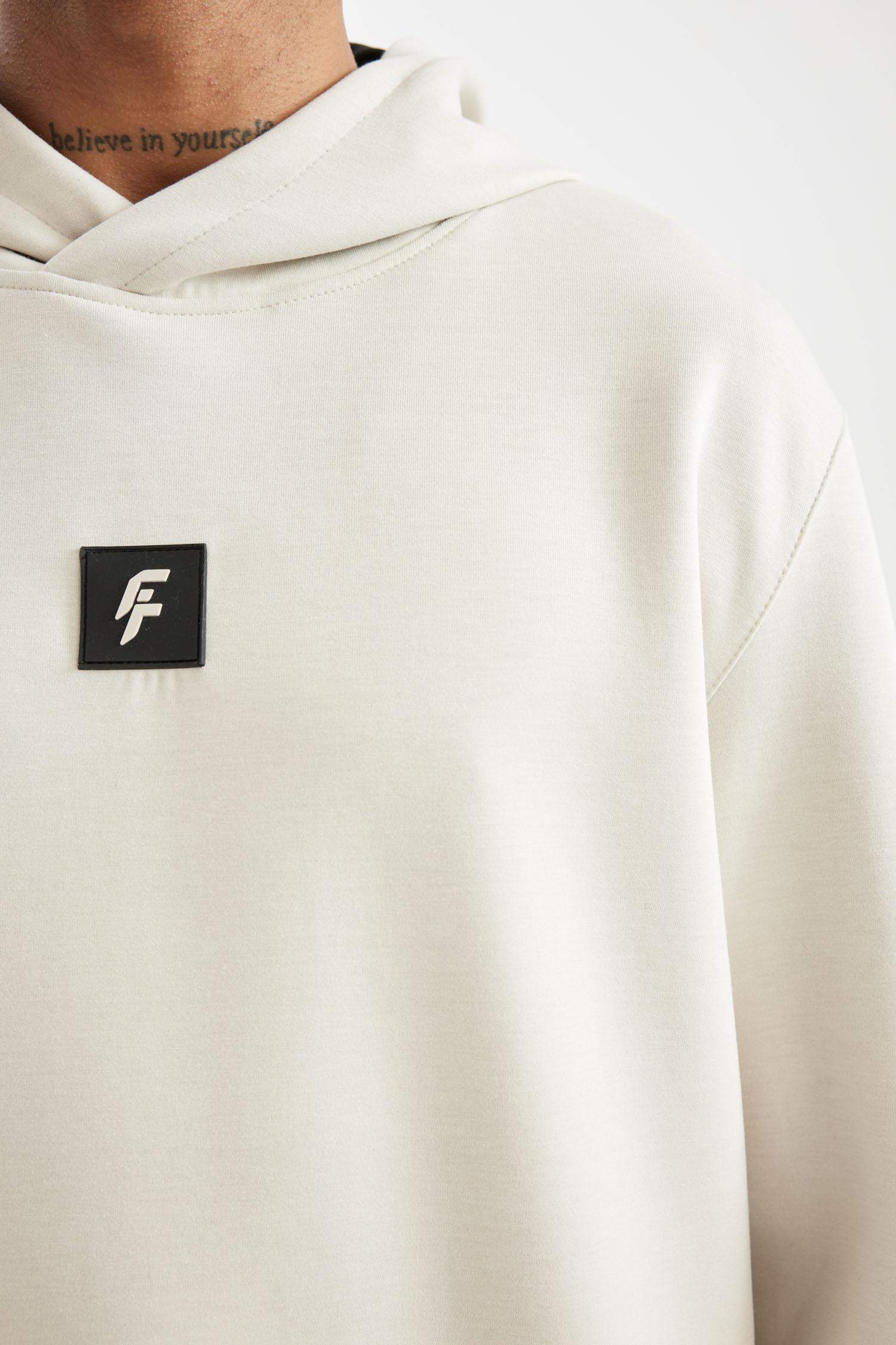 سويت شيرت رياضي قصة عادية قماش سكوبا من DeFactoFit