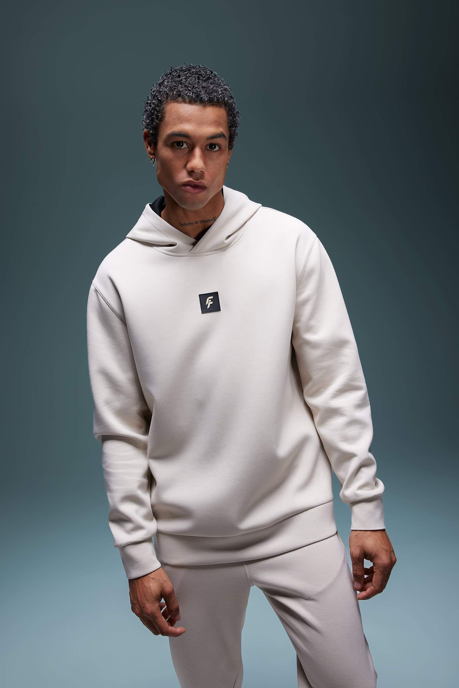 DeFactoFit Standard Fit Hooded Scuba Diving Fabric Sweatshirt