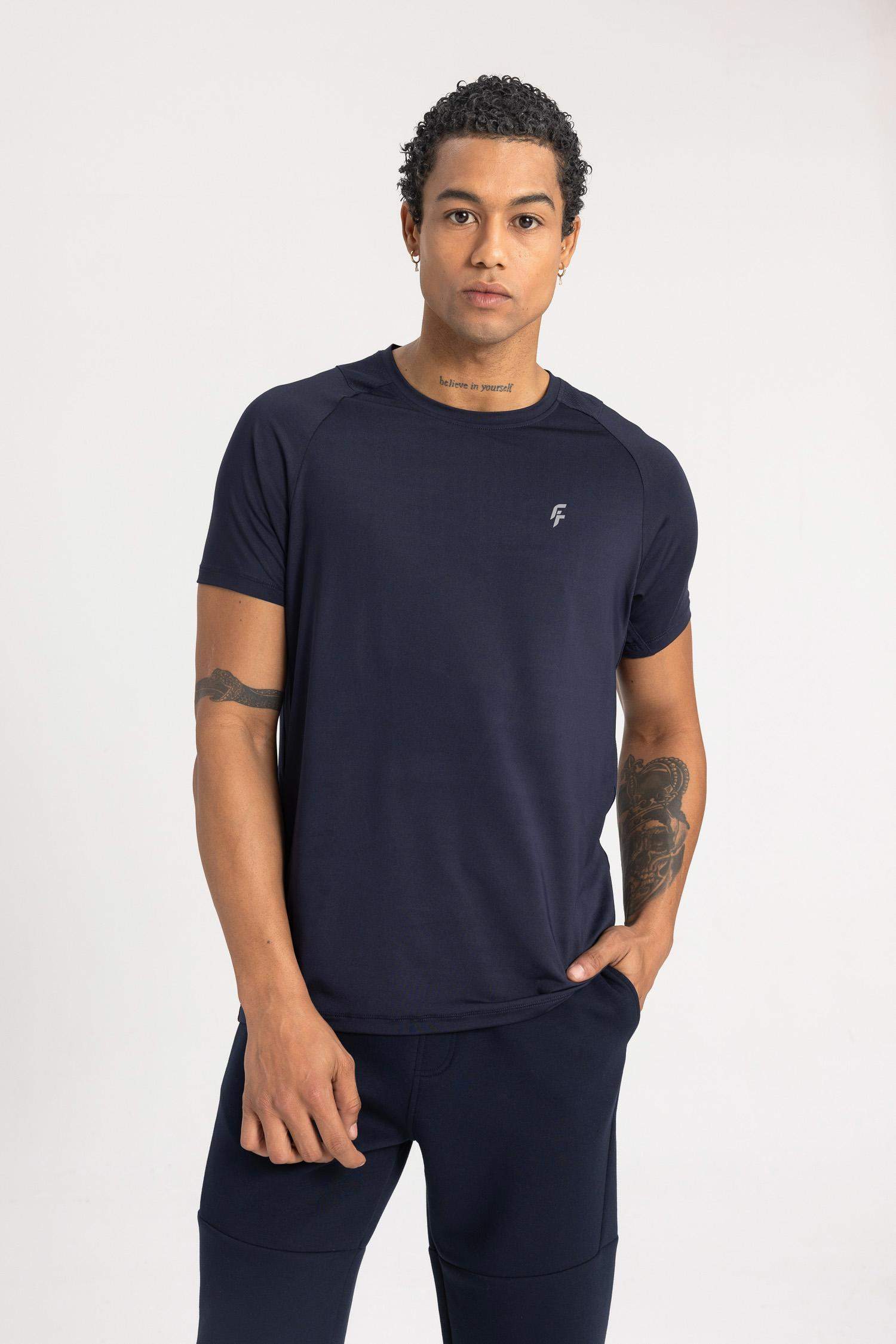 Standard Fit Crew Neck Sports T-Shirt