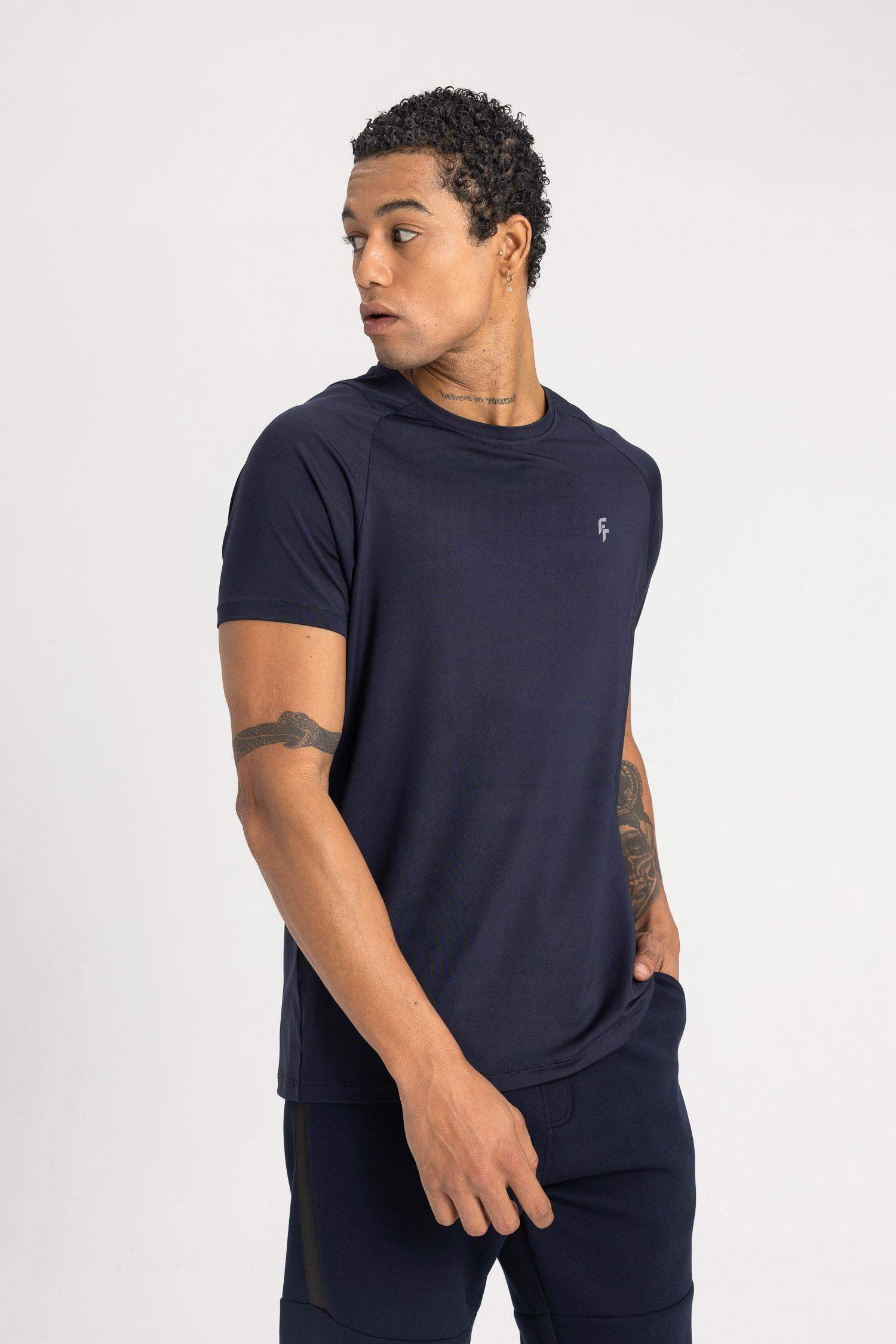 Standard Fit Crew Neck Sports T-Shirt