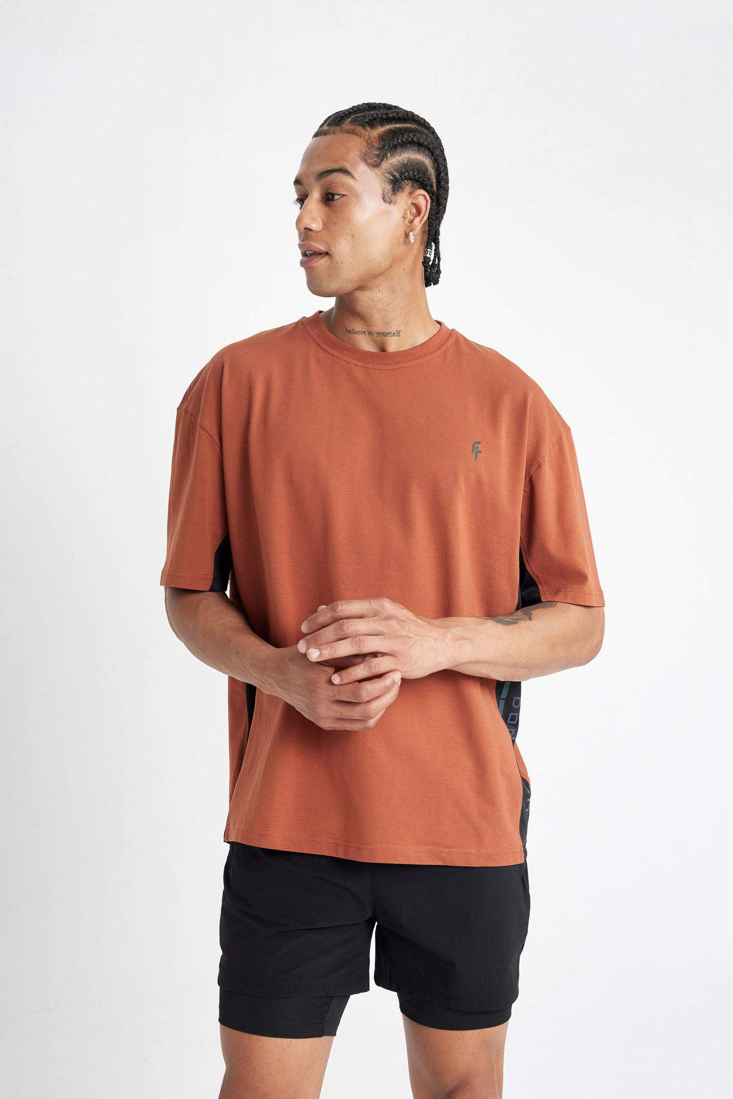 تيشيرت رياضي اوفر سايز مطبوع