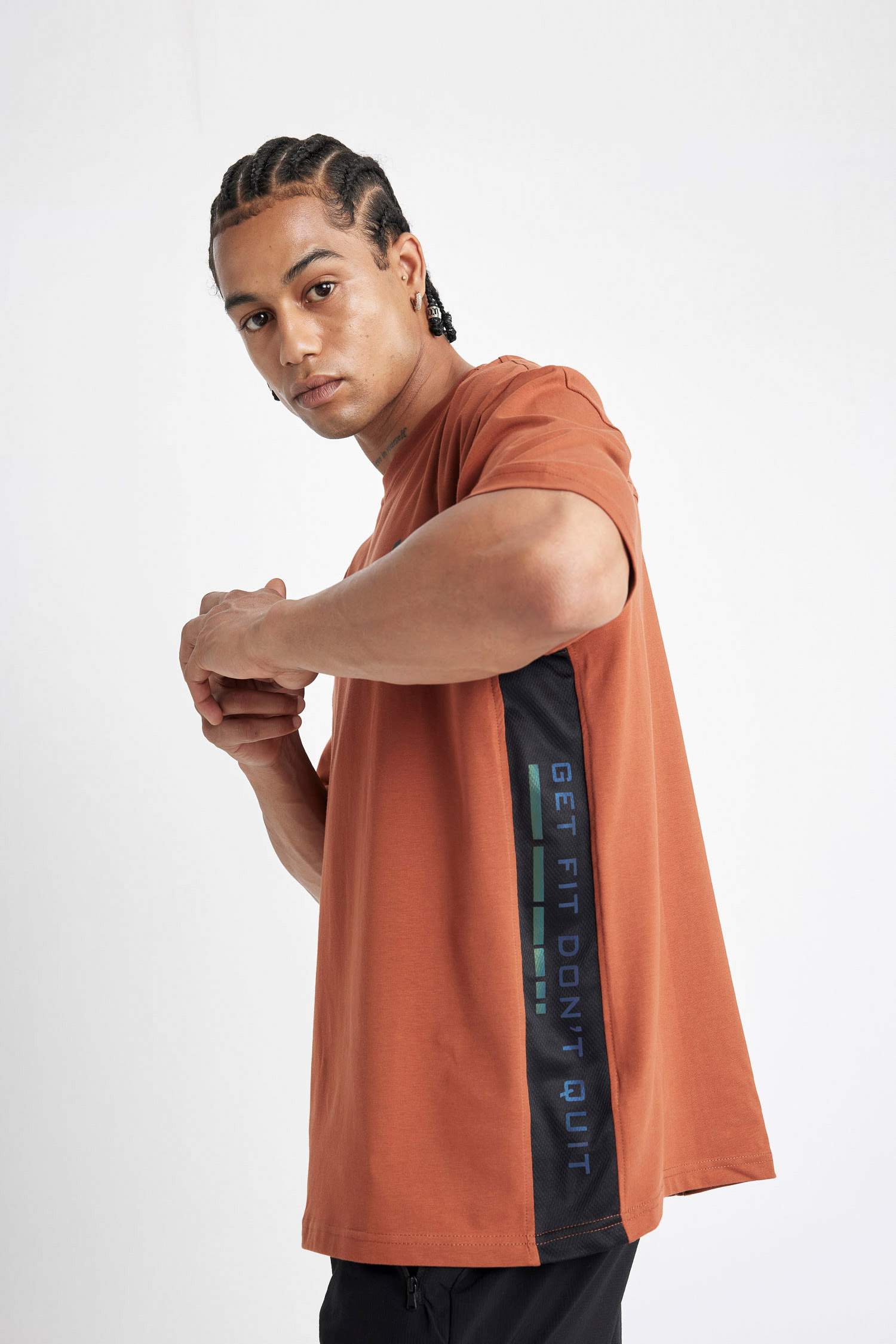 تيشيرت رياضي اوفر سايز مطبوع