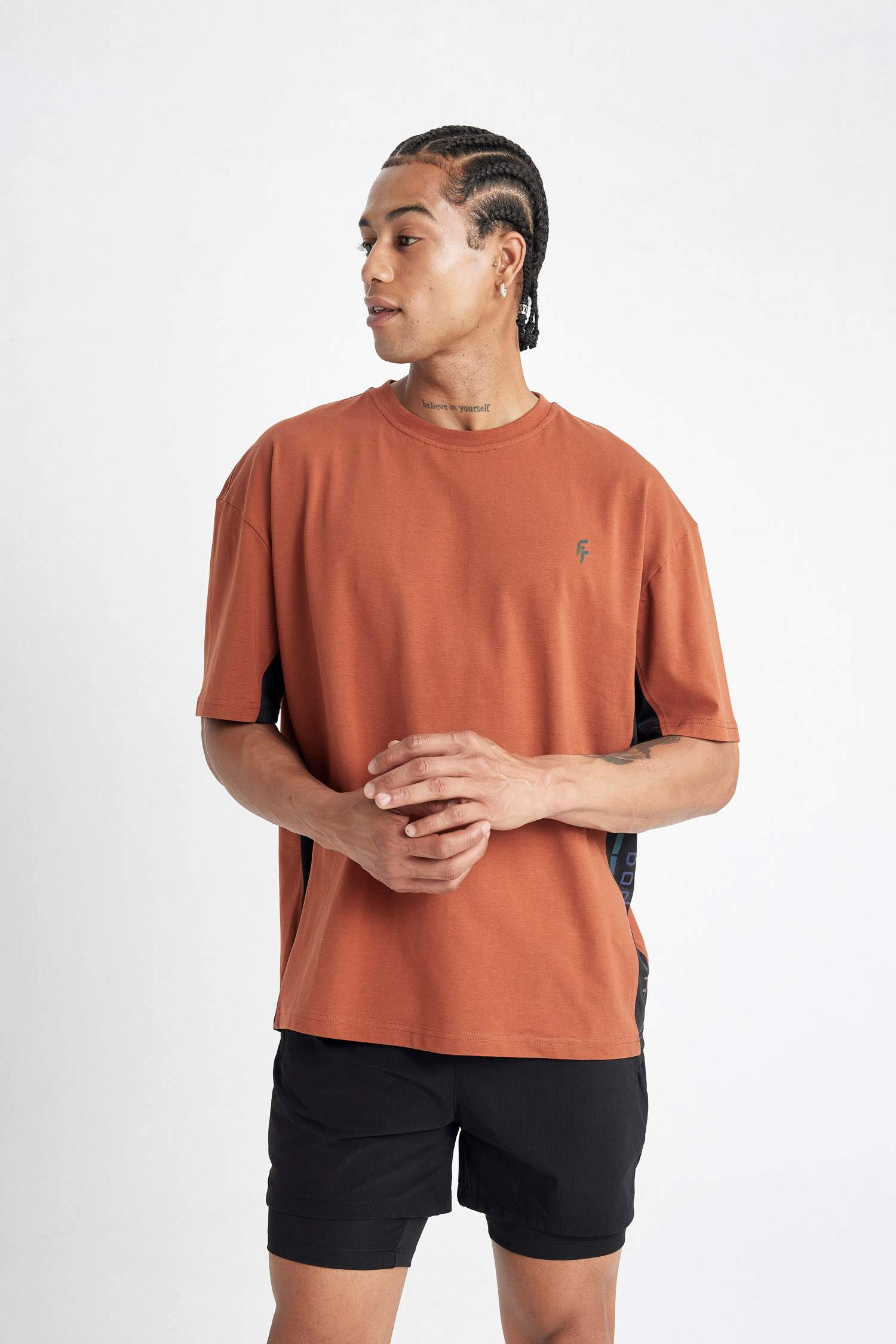 Slim Fit Woven Sports Shorts