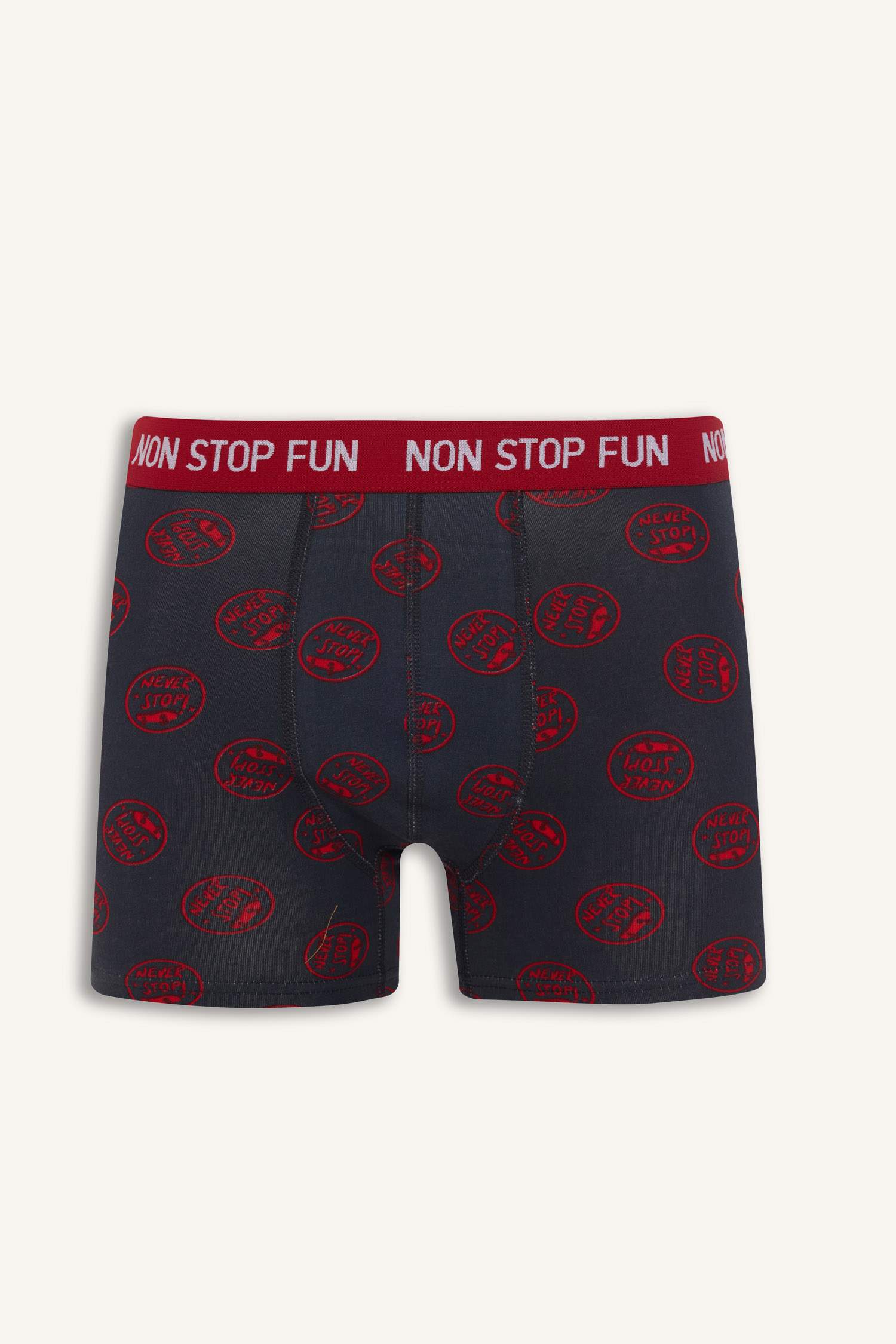 Regular Fıt Desenli 3'lü Boxer