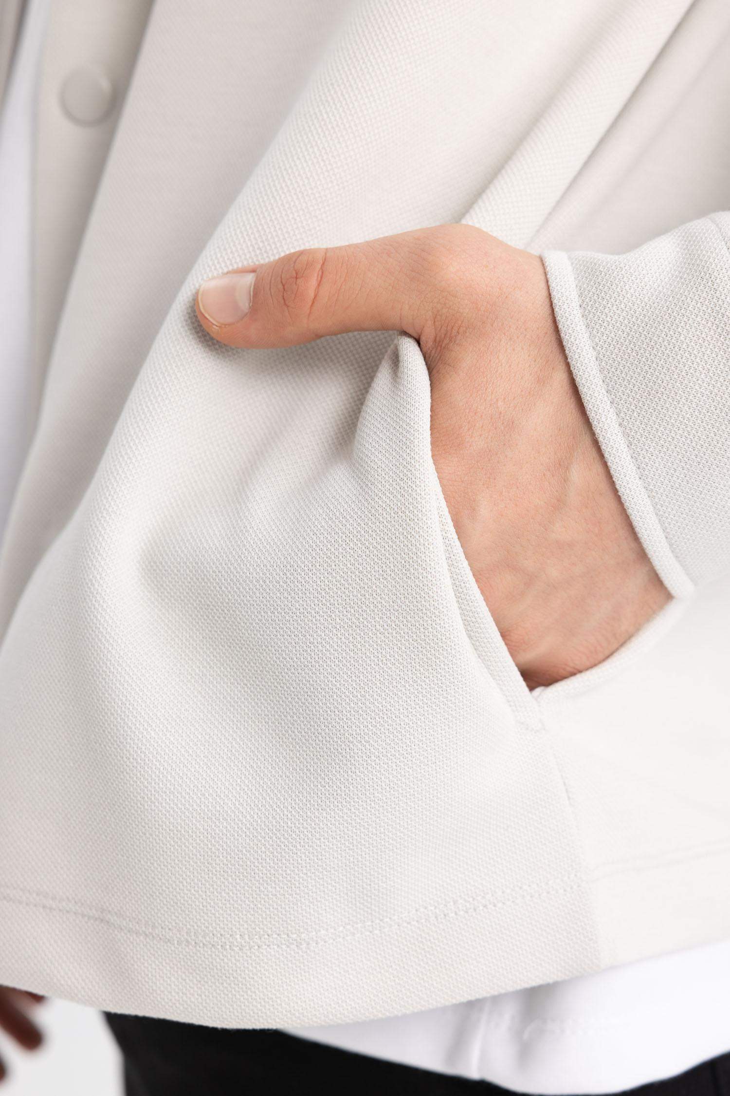 Relax Fit Çıtçıt Kapamalı Uzun Kollu Gömlek