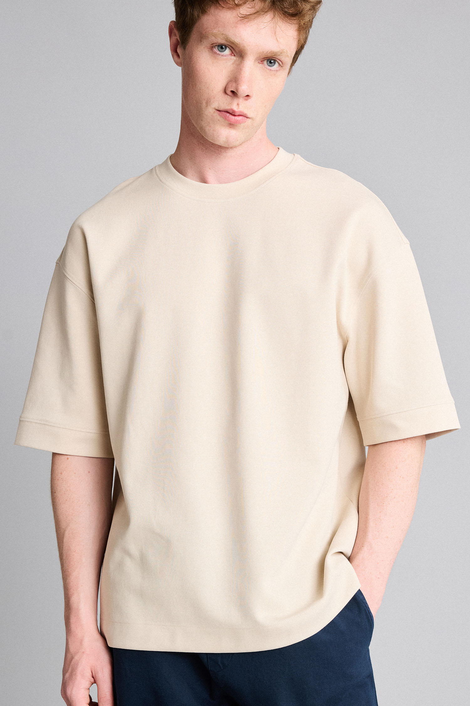 DeFacto Nefes Alabilir Loose Fit Kısa Kollu Basic Tişört