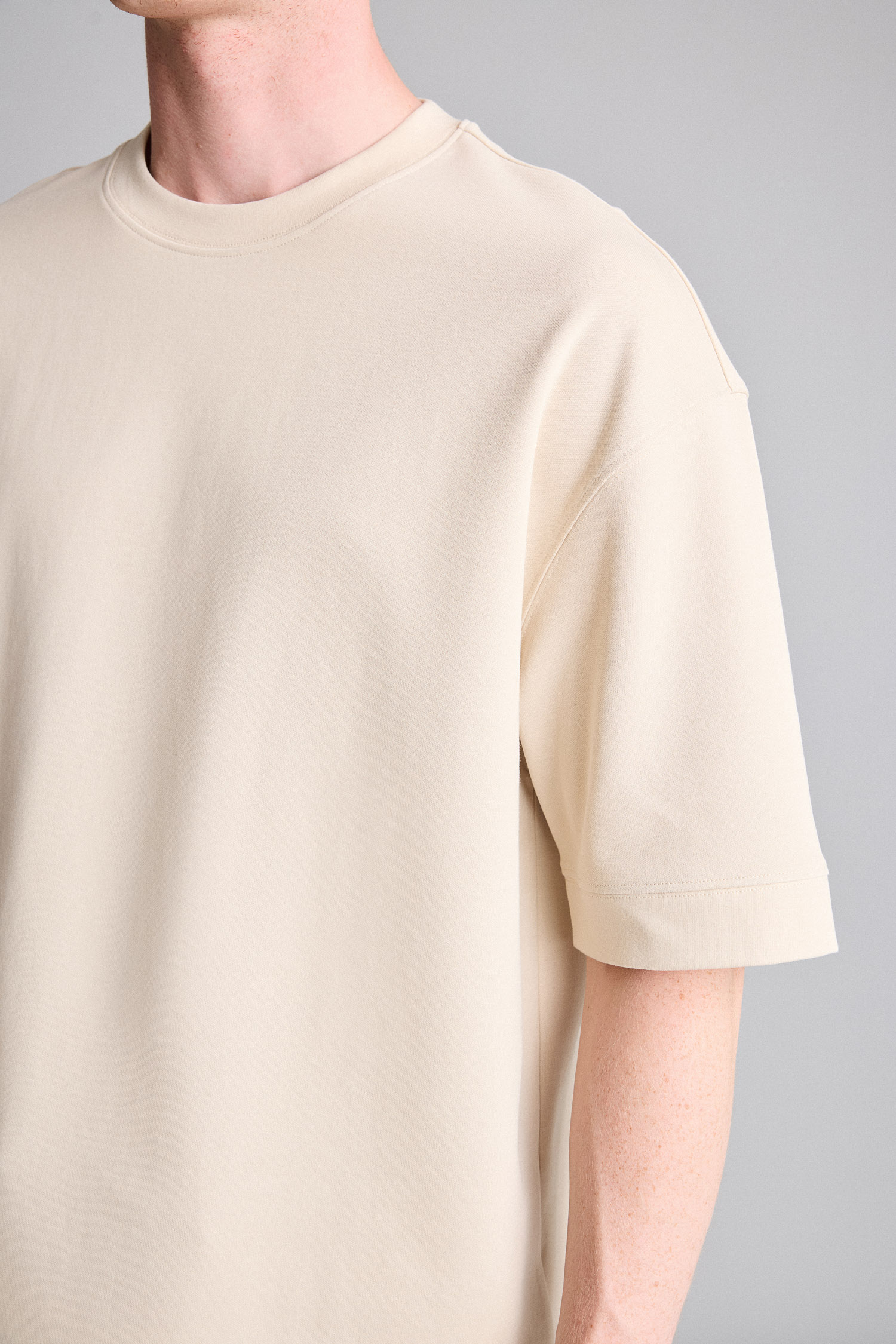 DeFacto Nefes Alabilir Loose Fit Kısa Kollu Basic Tişört görsel 4
