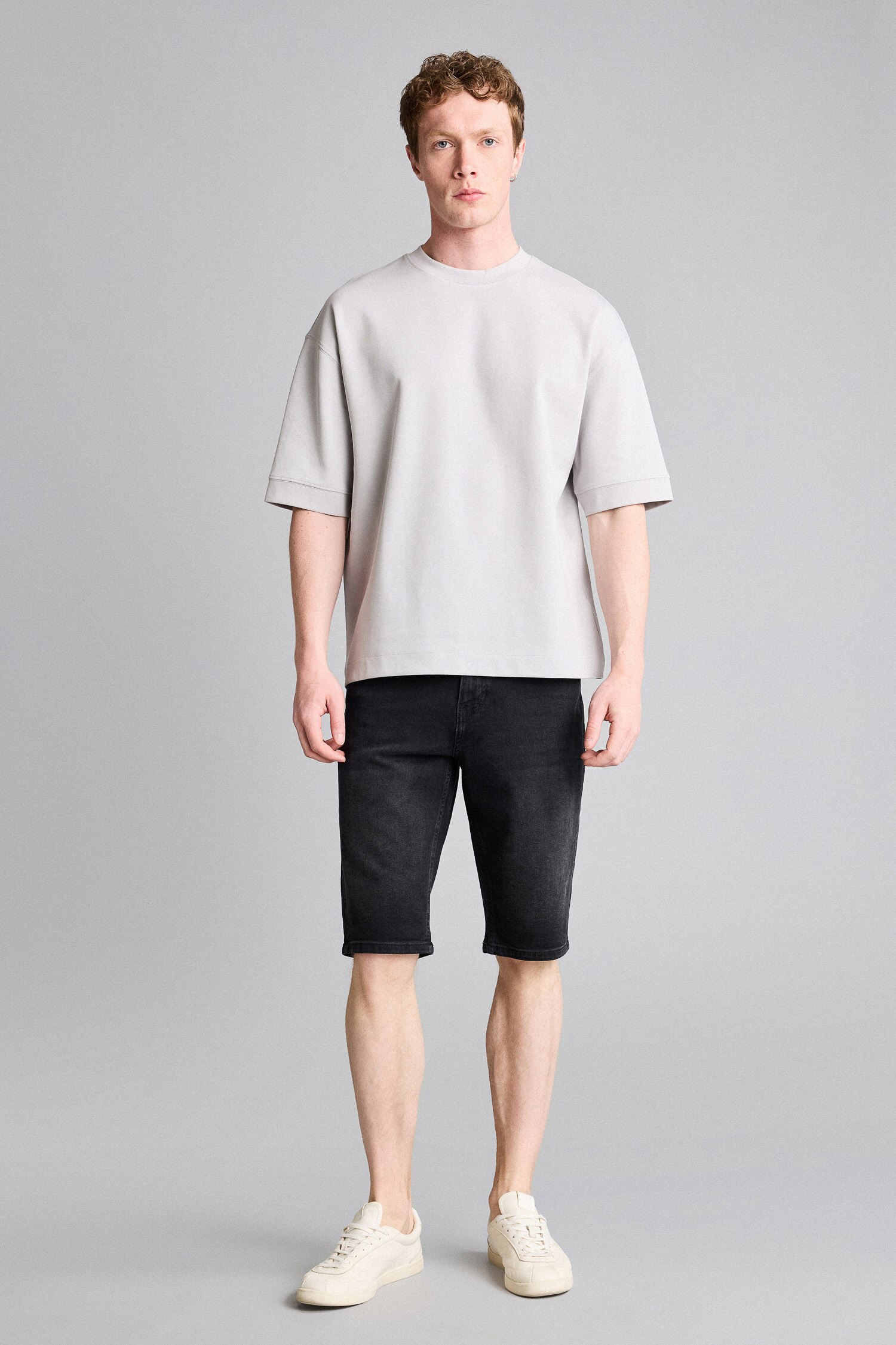 DeFacto Nefes Alabilir Loose Fit Kısa Kollu Basic Tişört görsel 2