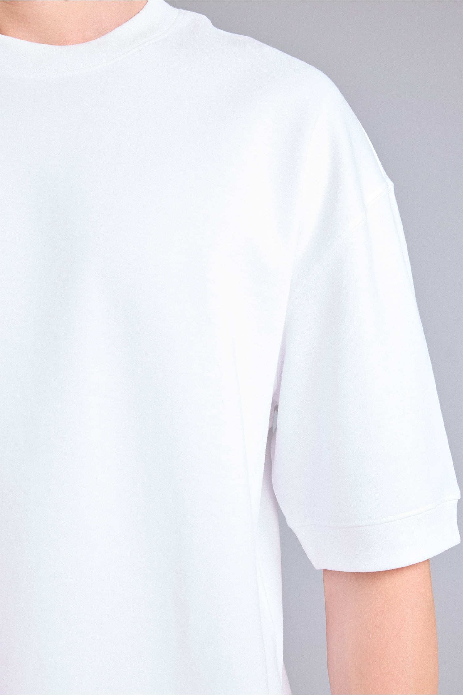 DeFacto Nefes Alabilir Loose Fit Kısa Kollu Basic Tişört görsel 4