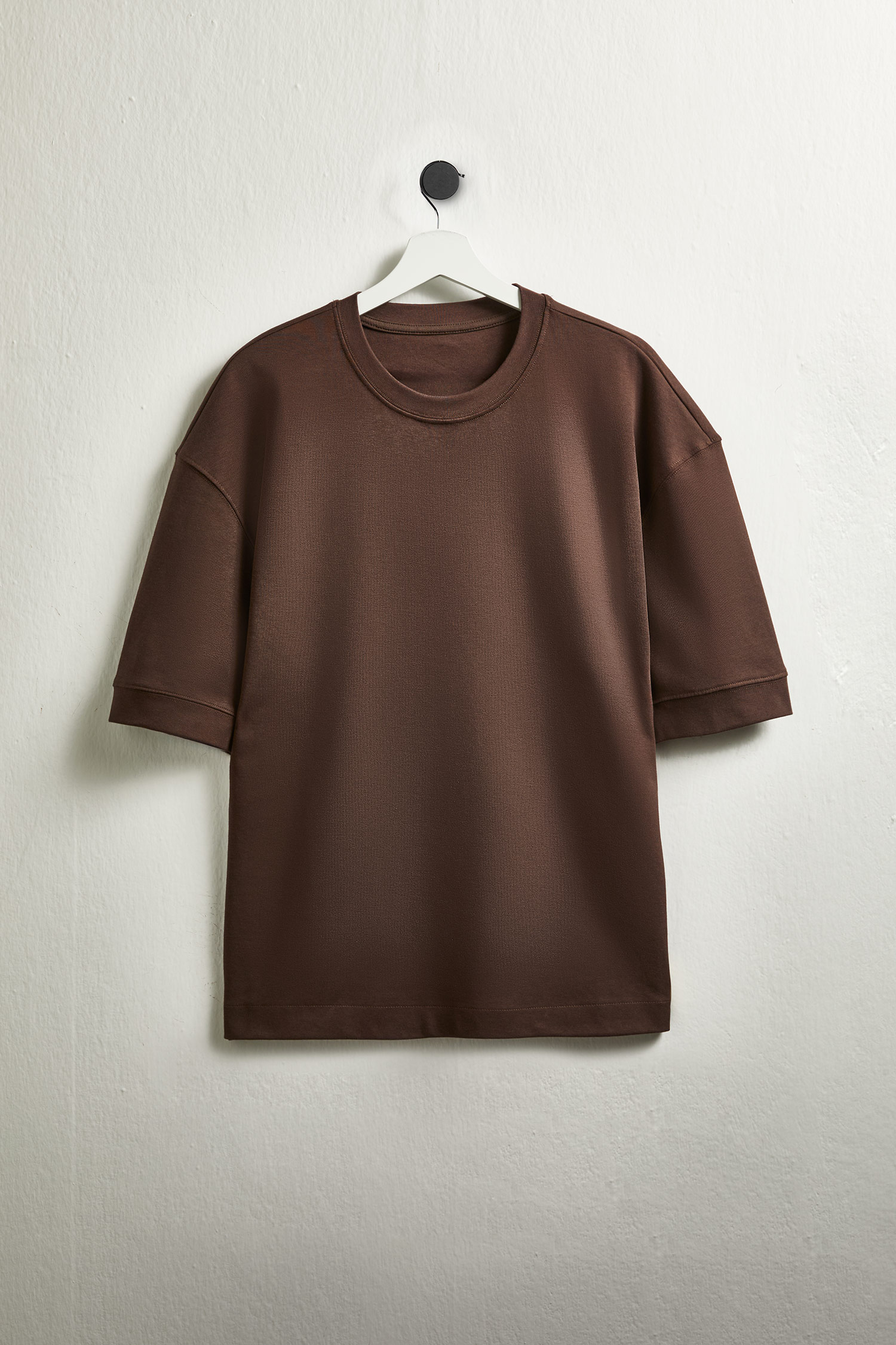 DeFacto Nefes Alabilir Loose Fit Kısa Kollu Basic Tişört görsel 5