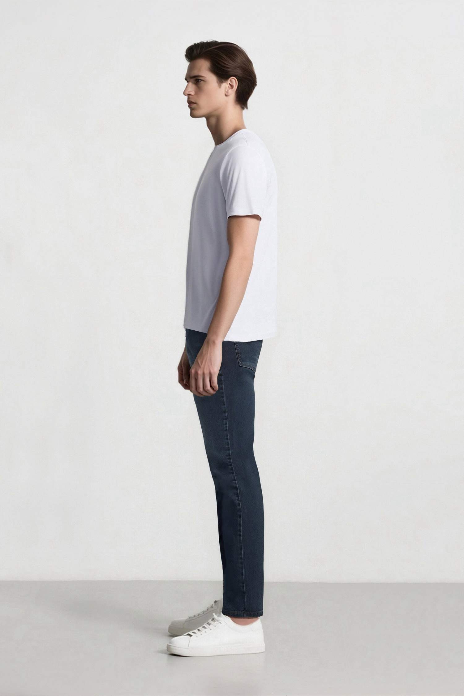 بنطلون جينز بيدرو سليم فيت بخصر عادي