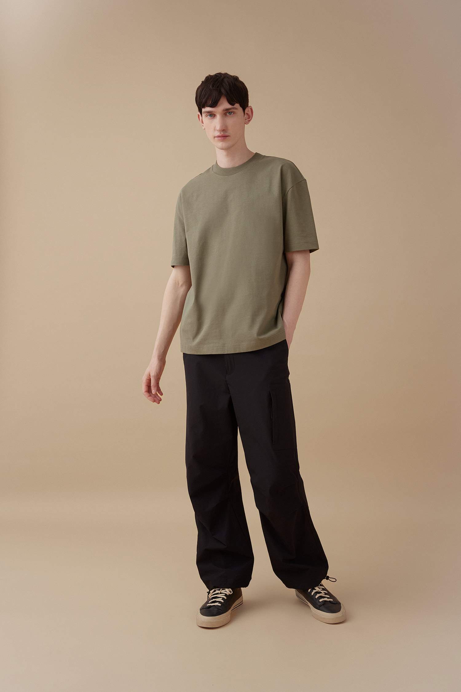 Oversize Fit Crew Neck Short Sleeve T-Shirt