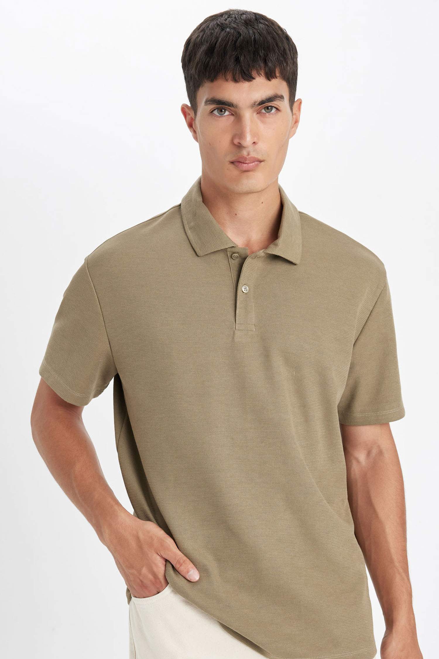New Regular Fit Polo Collar Polo T-Shirt