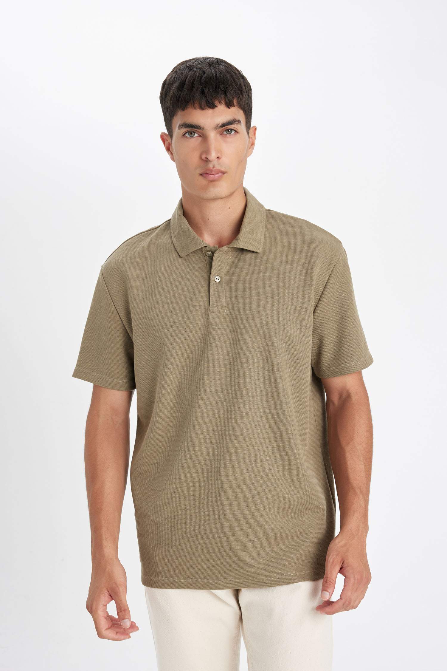 New Regular Fit Polo Collar Polo T-Shirt