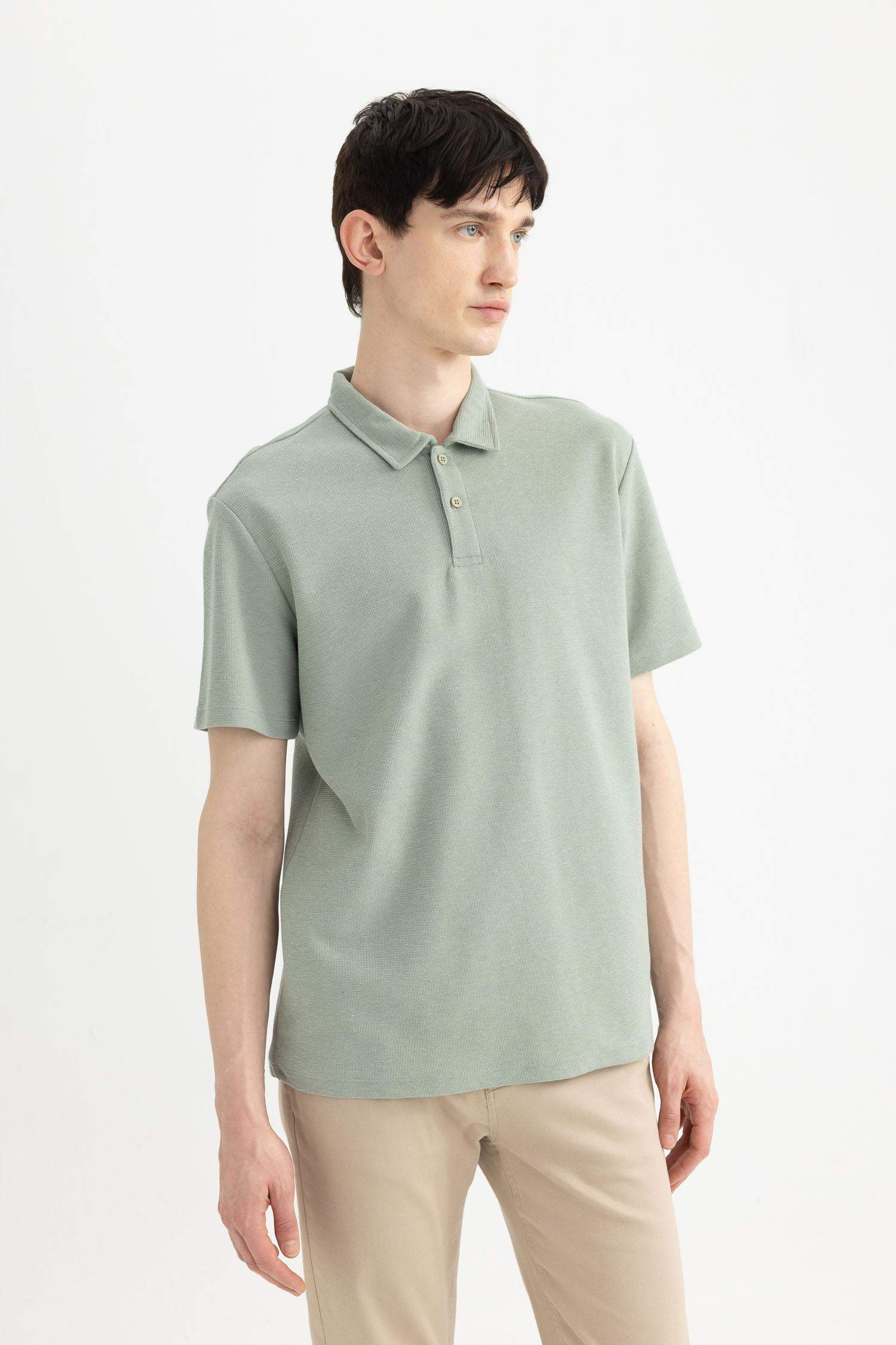 New Regular Fit Short Sleeve Polo T-Shirt