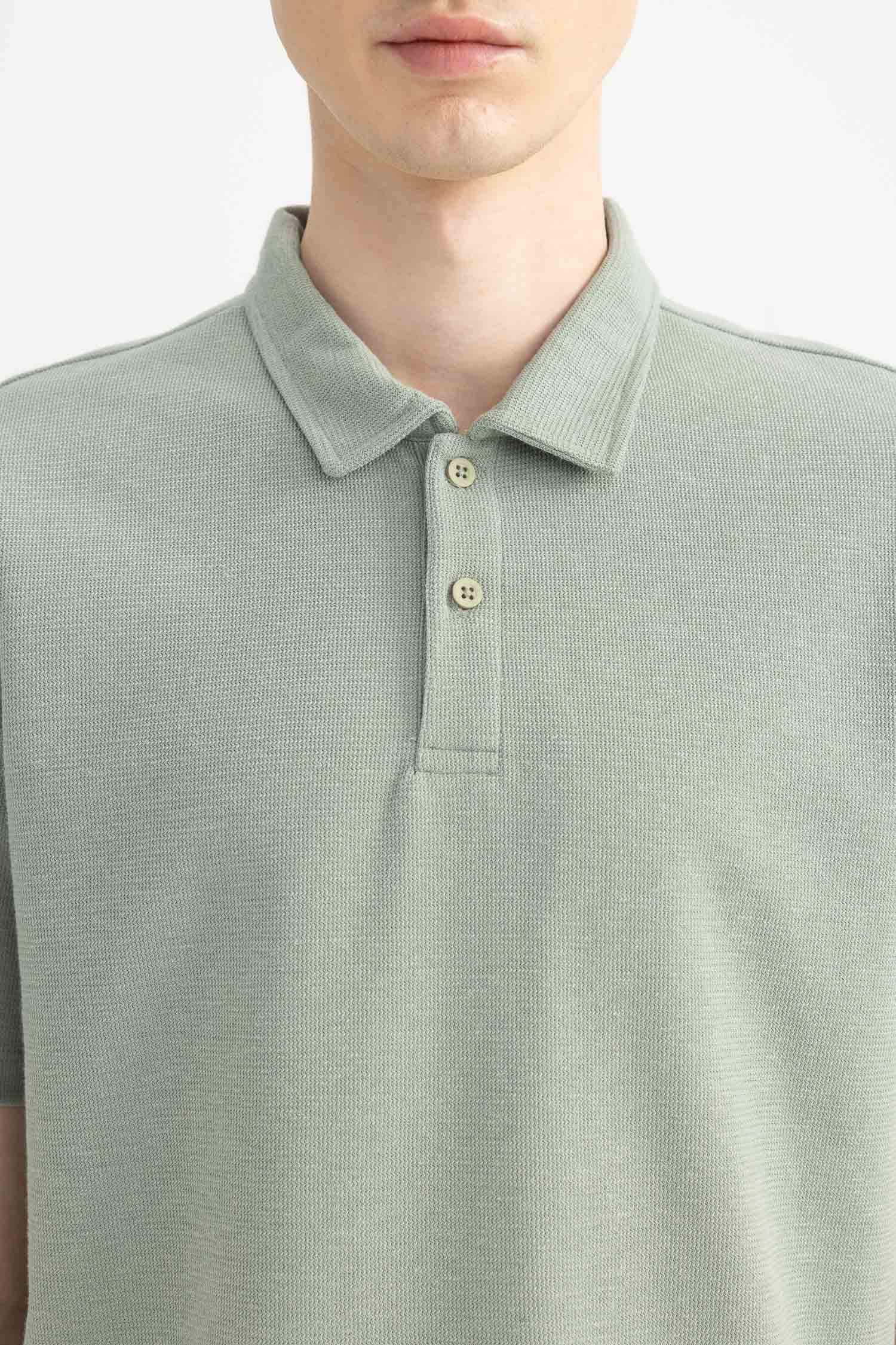 New Regular Fit Short Sleeve Polo T-Shirt