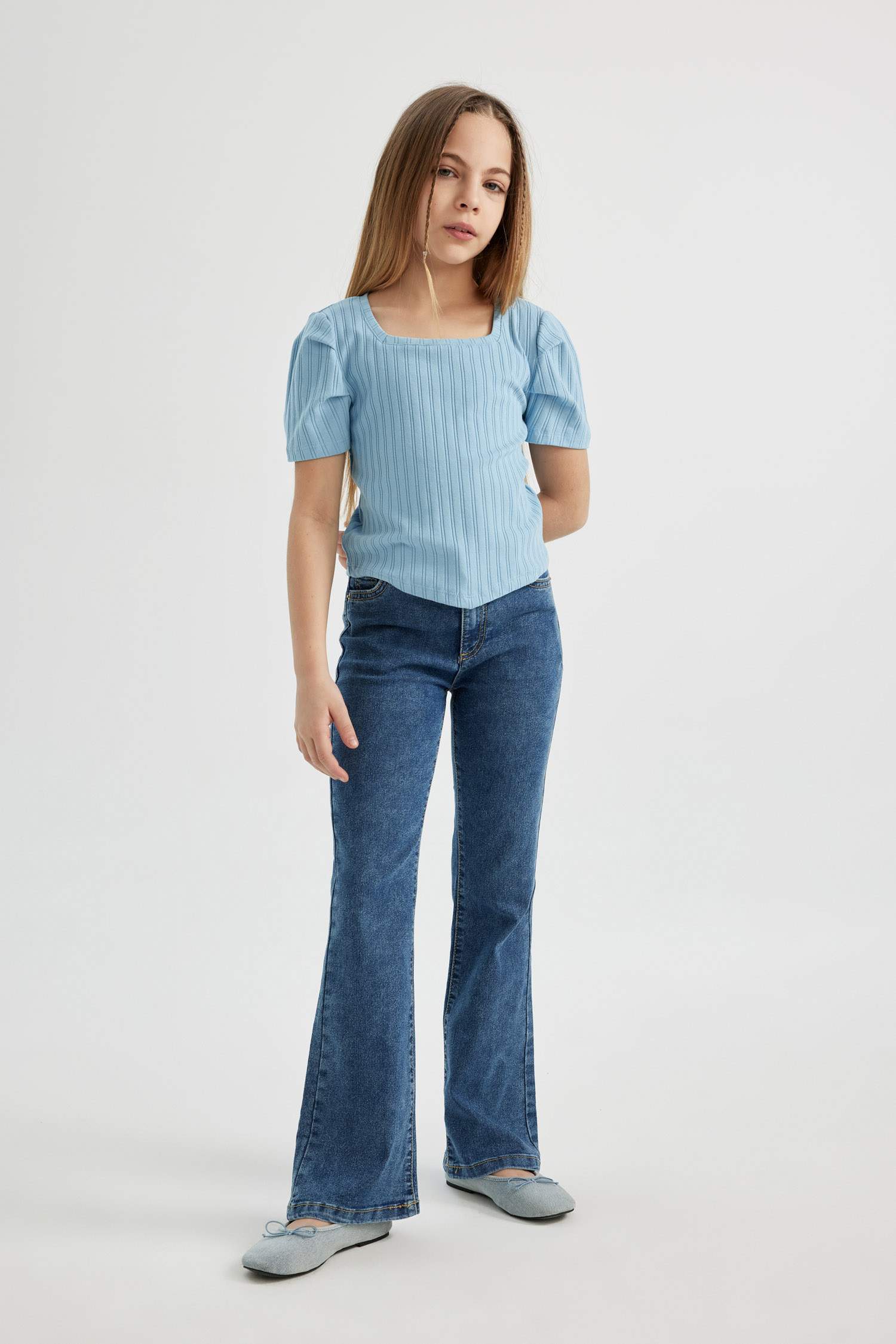 Girl Flared Leg Jeans