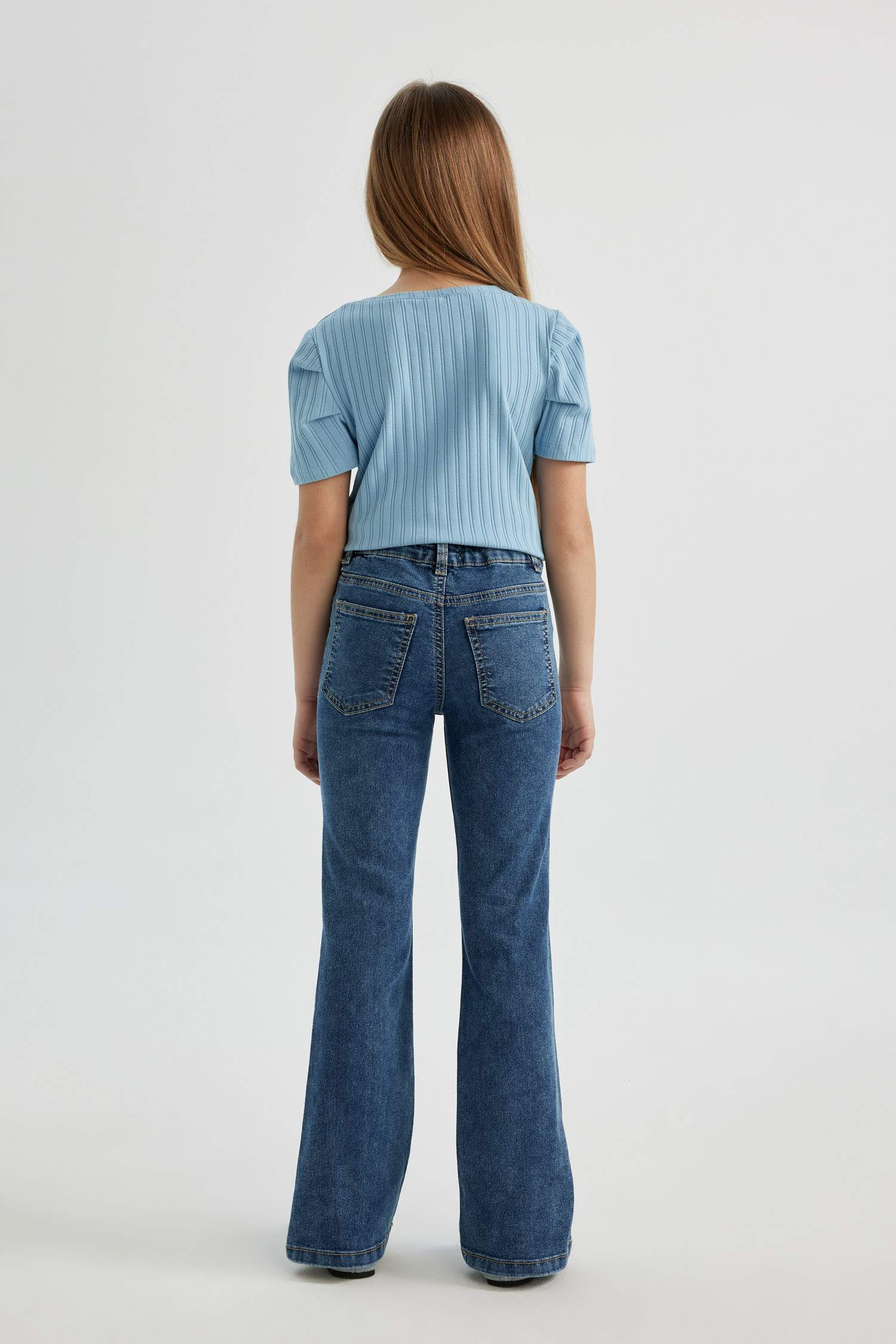 بنطرون جينز جارلس برجل واسع