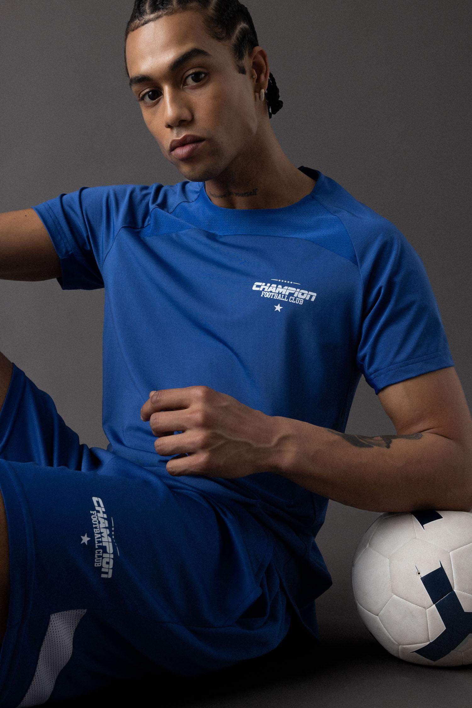 Slim Fit Crew Neck Printed Sports T-Shirt