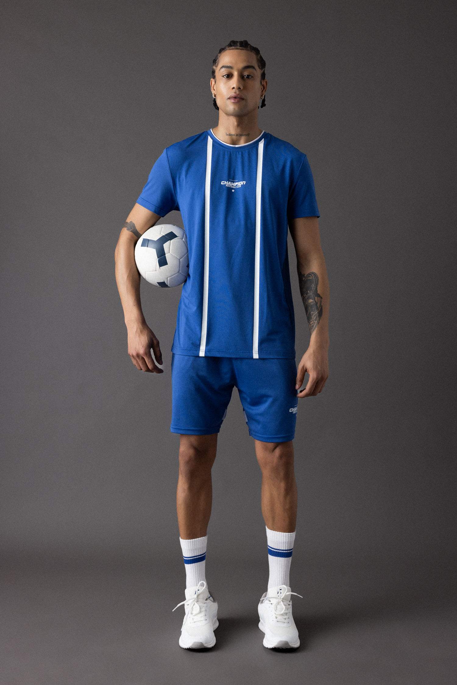 DeFactoFit Standard Fit Crew Neck Printed Sports T-Shirt