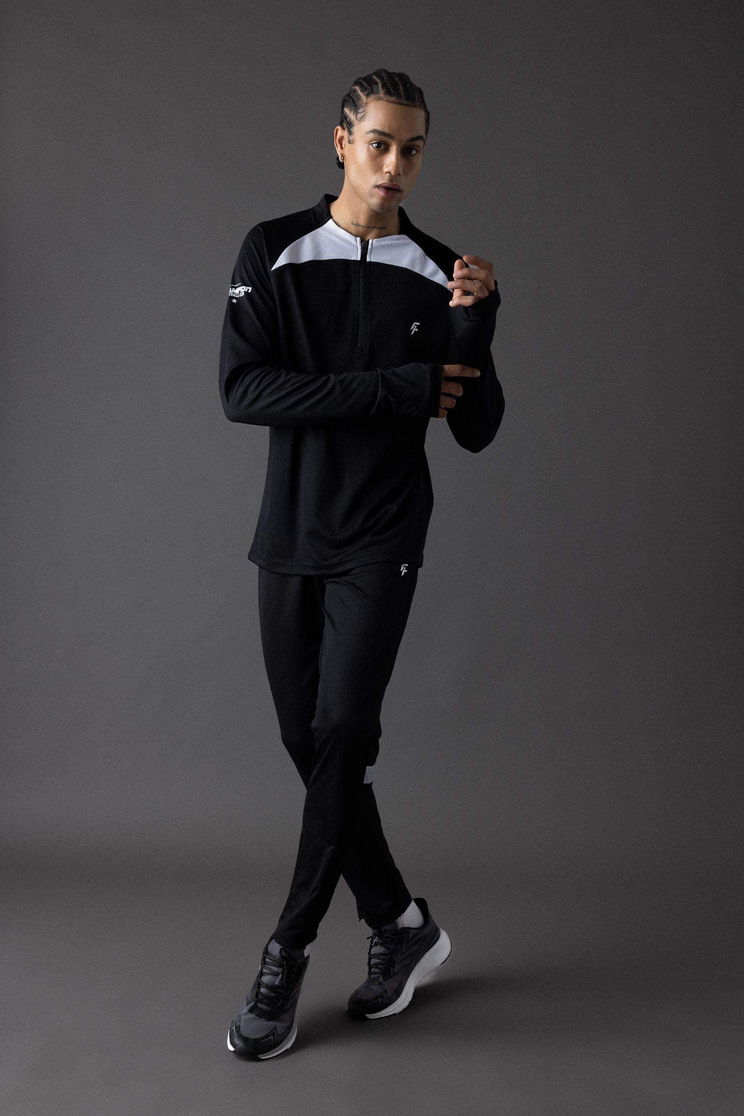 Sporcu Jogger Eşofman Altı Slim Fit Dar Kesim Fermuarlı Paça