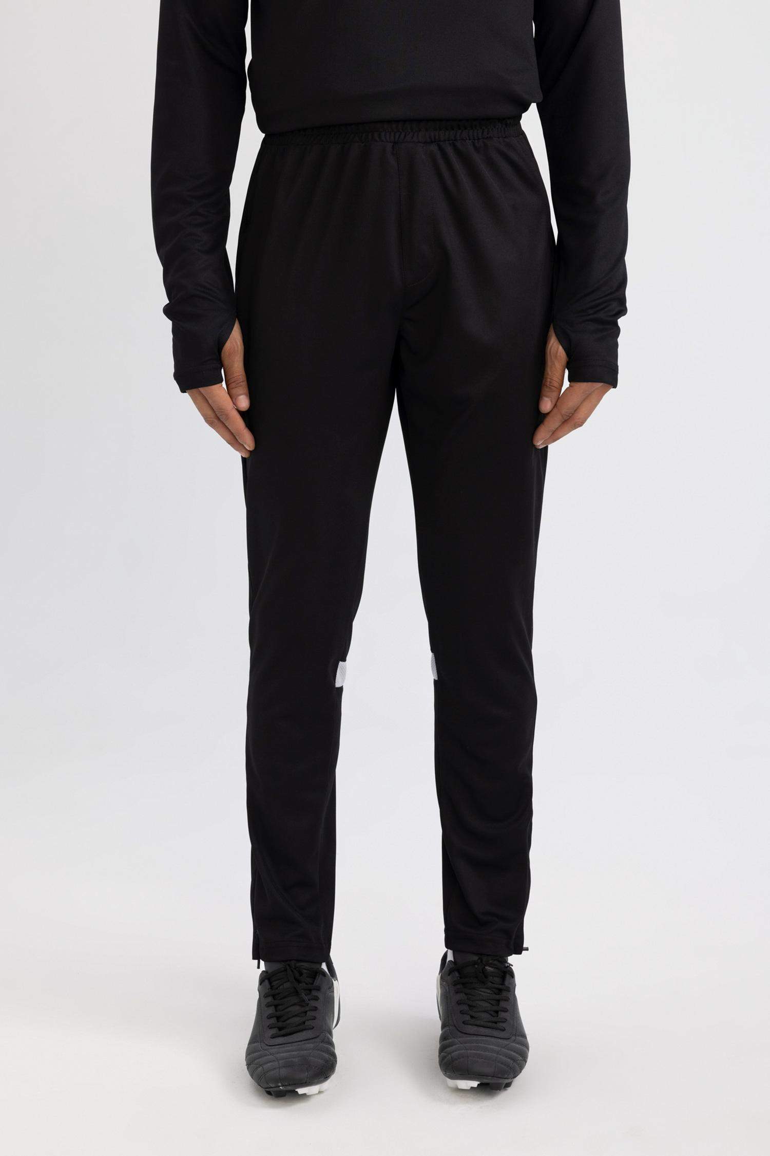 Sporcu Jogger Eşofman Altı Slim Fit Dar Kesim Fermuarlı Paça