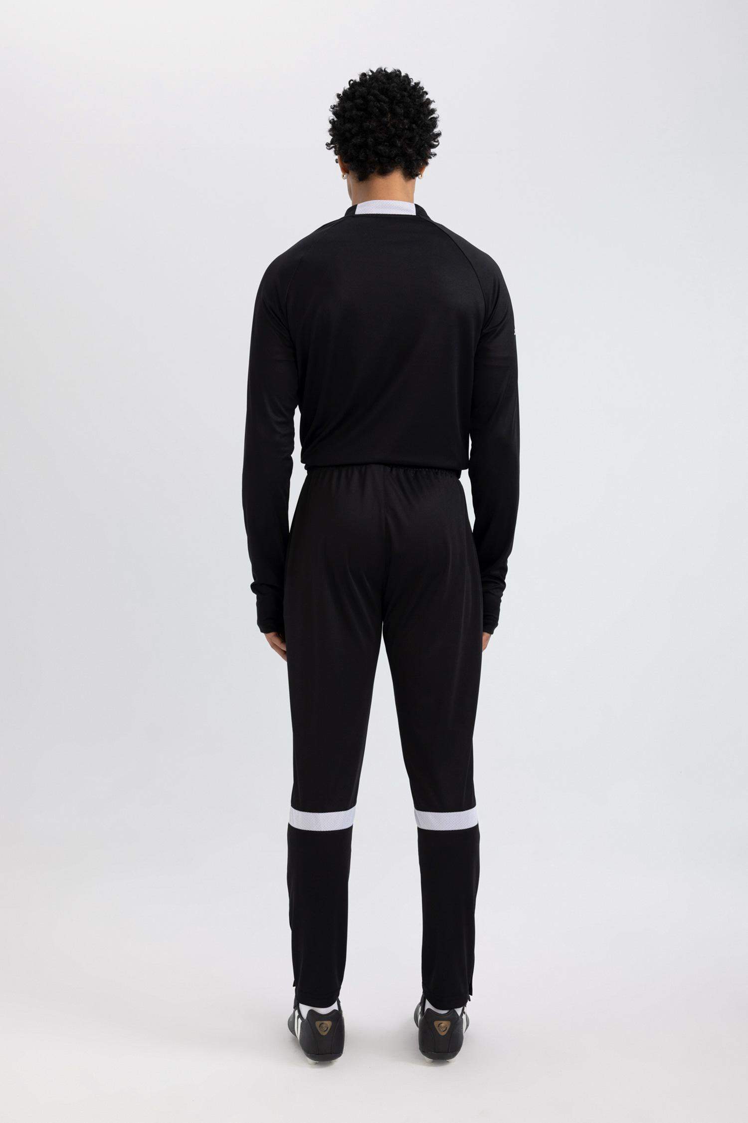 Sporcu Jogger Eşofman Altı Slim Fit Dar Kesim Fermuarlı Paça