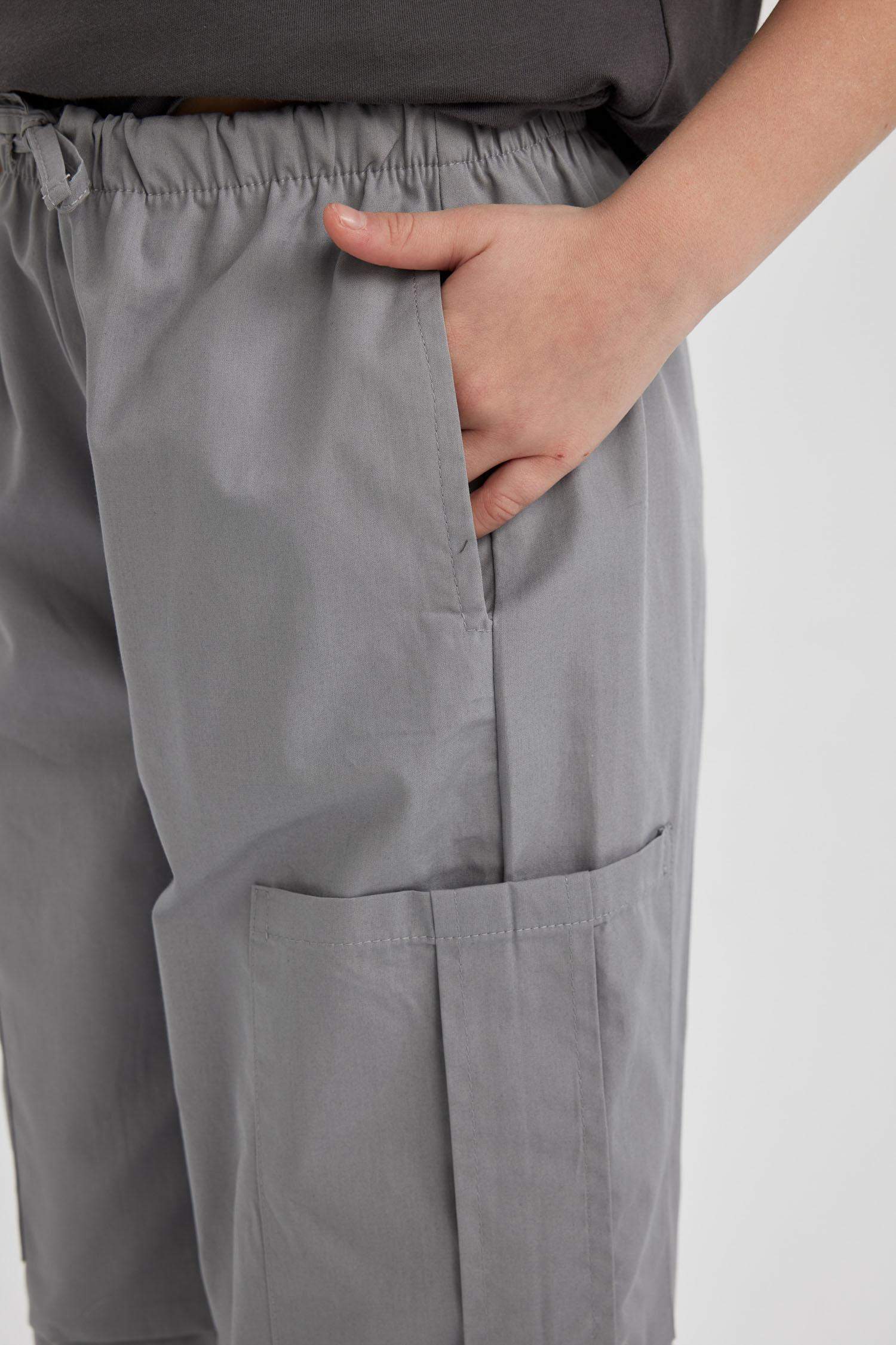 سروال كارجو باراشوت بناتي قطن