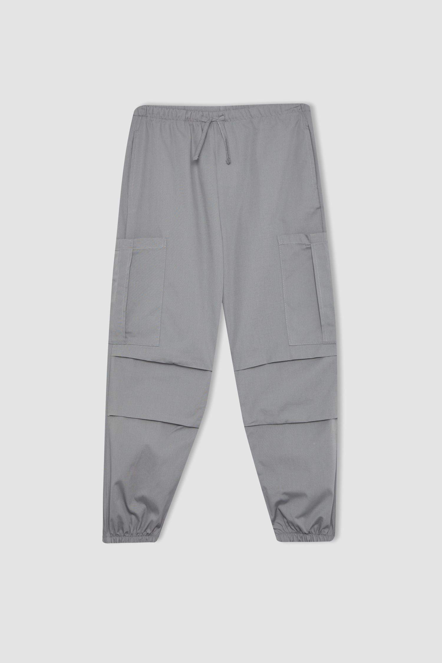 سروال كارجو باراشوت بناتي قطن