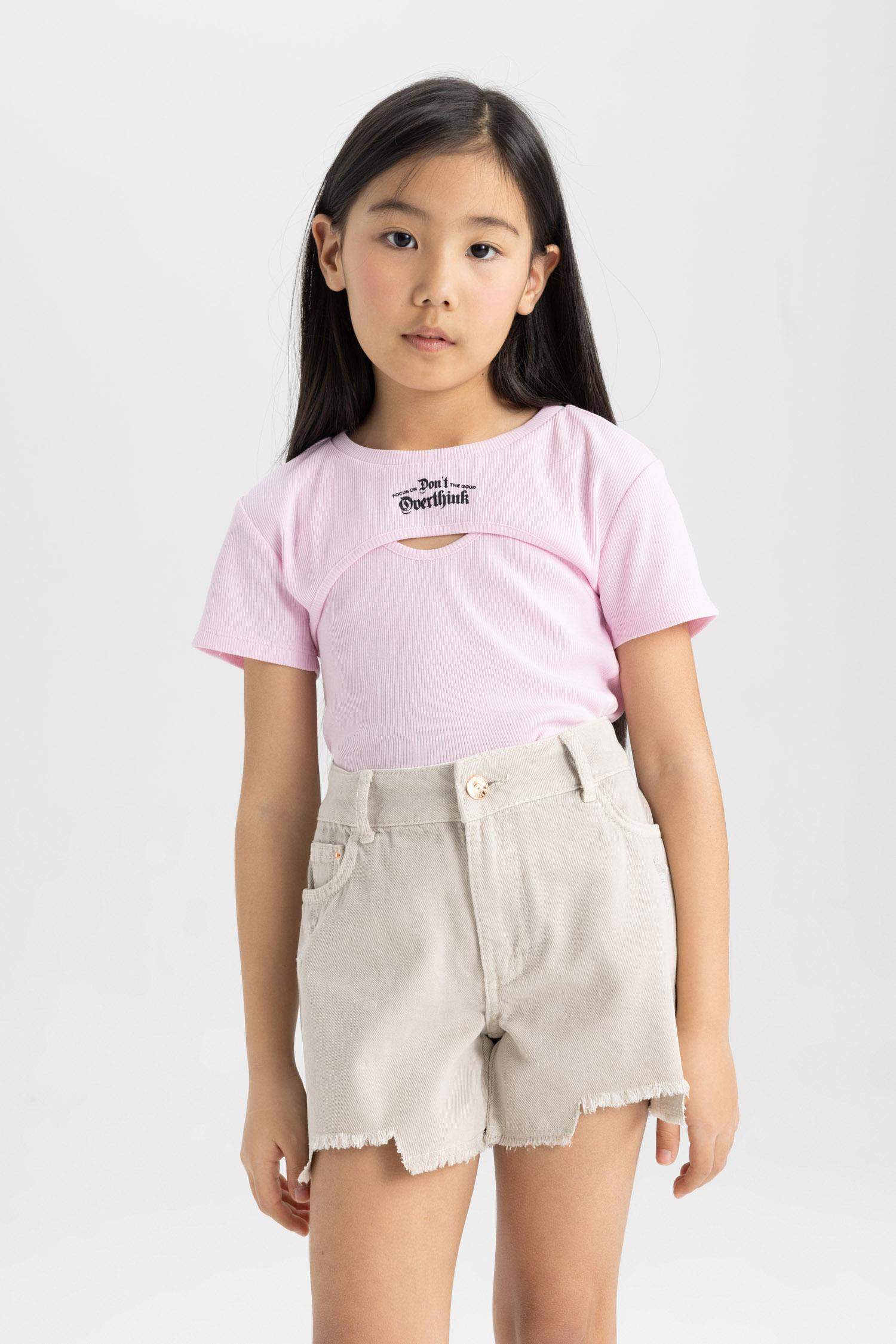 Kız Çocuk Jean Şort