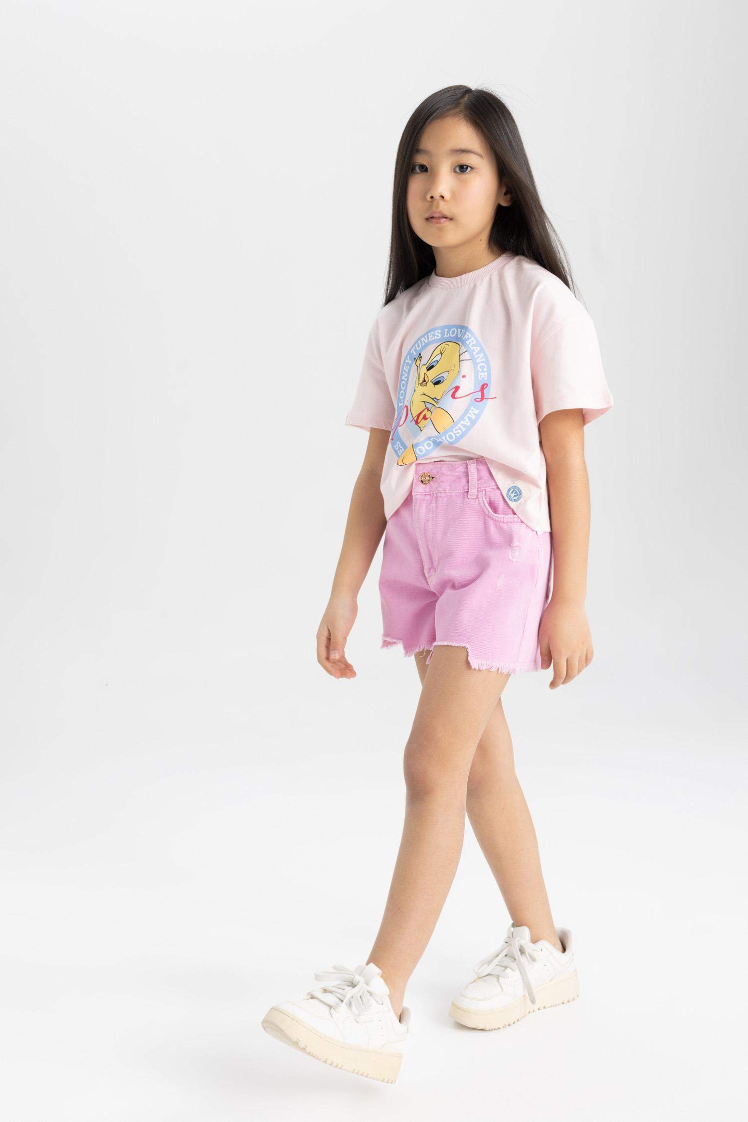 Kız Çocuk Jean Şort