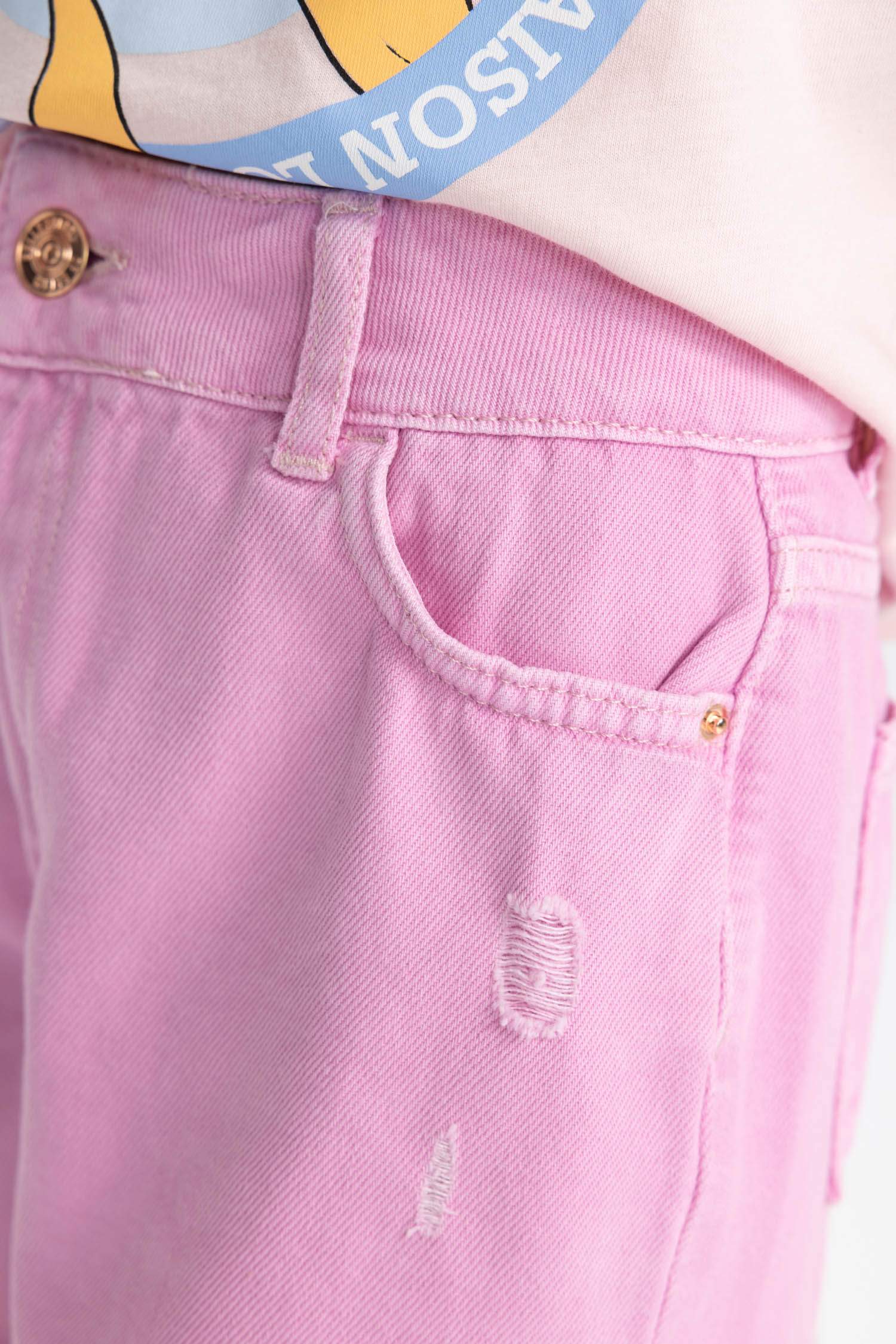 Kız Çocuk Jean Şort