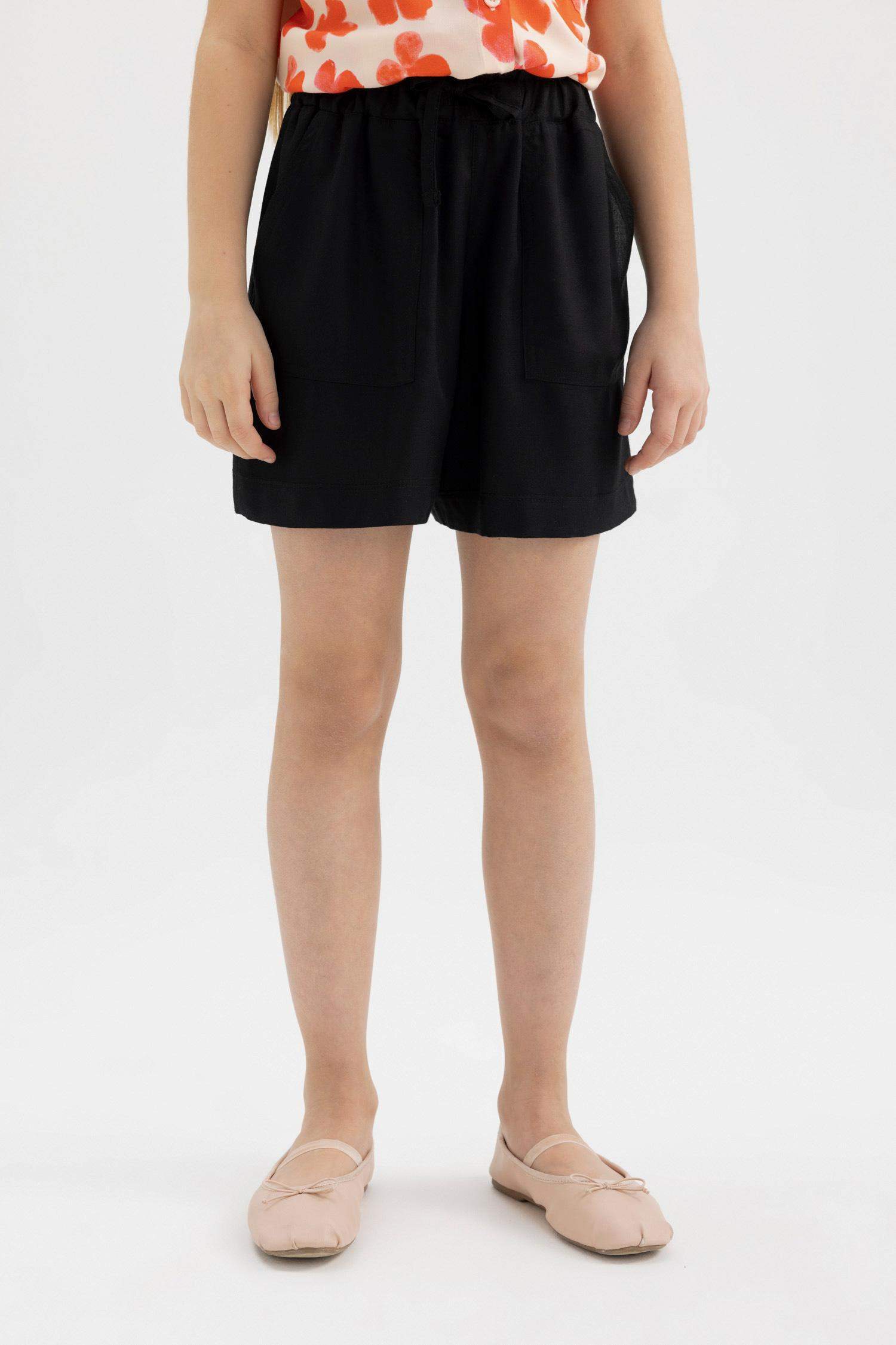 Kız Çocuk Viskon Şort