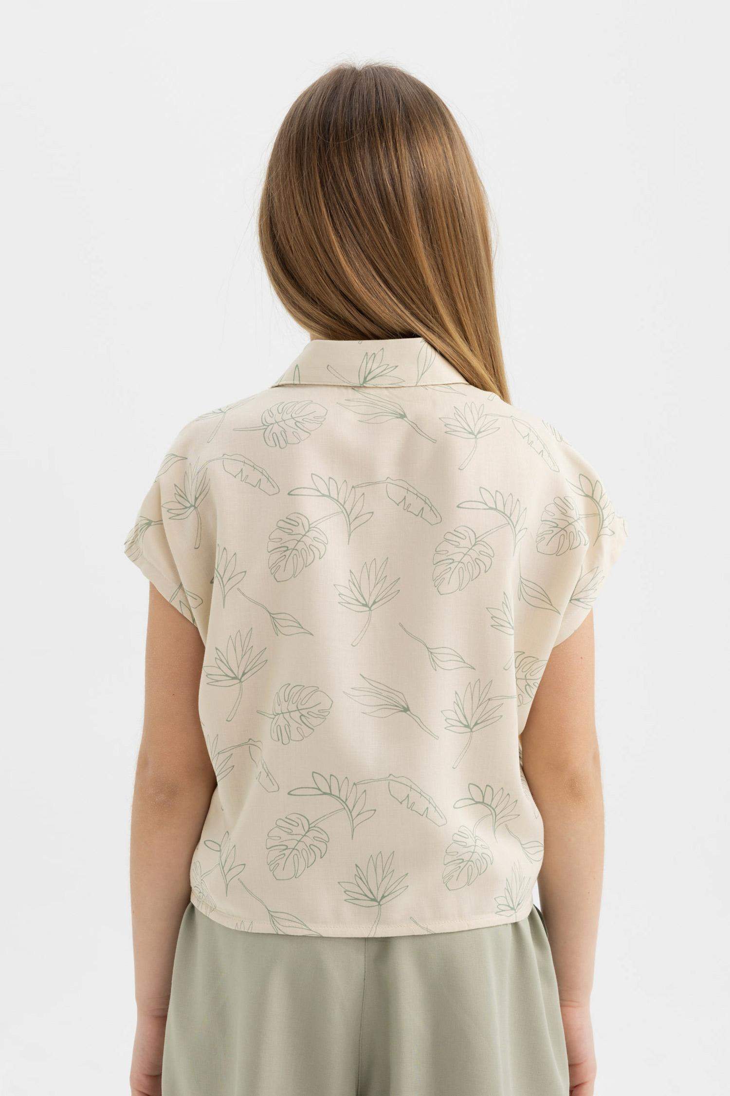 قميص كروب بناتي نص كم