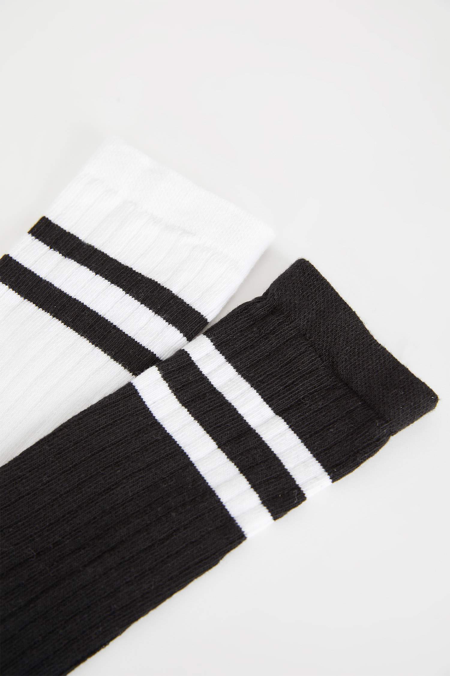 Длинные носки из хлопка для девочек, 2 пары, Школьная коллекция