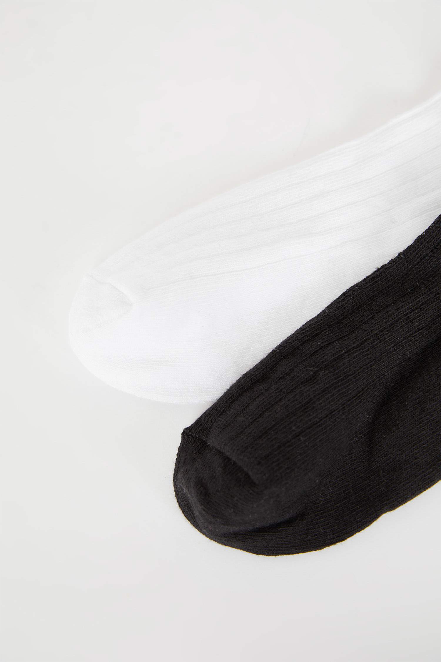 Длинные носки из хлопка для девочек, 2 пары, Школьная коллекция