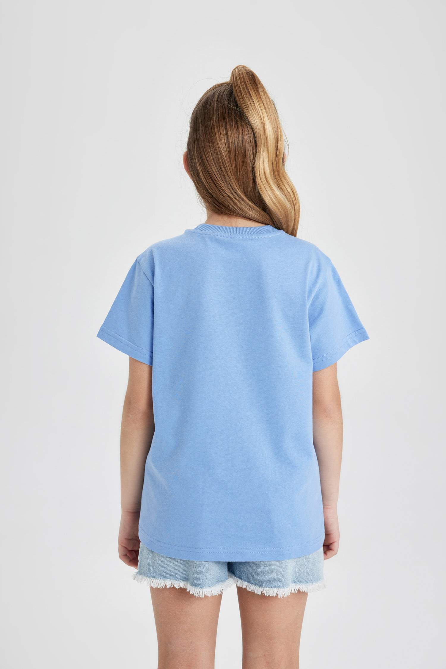 Girl Printed Short Sleeve T-Shirt