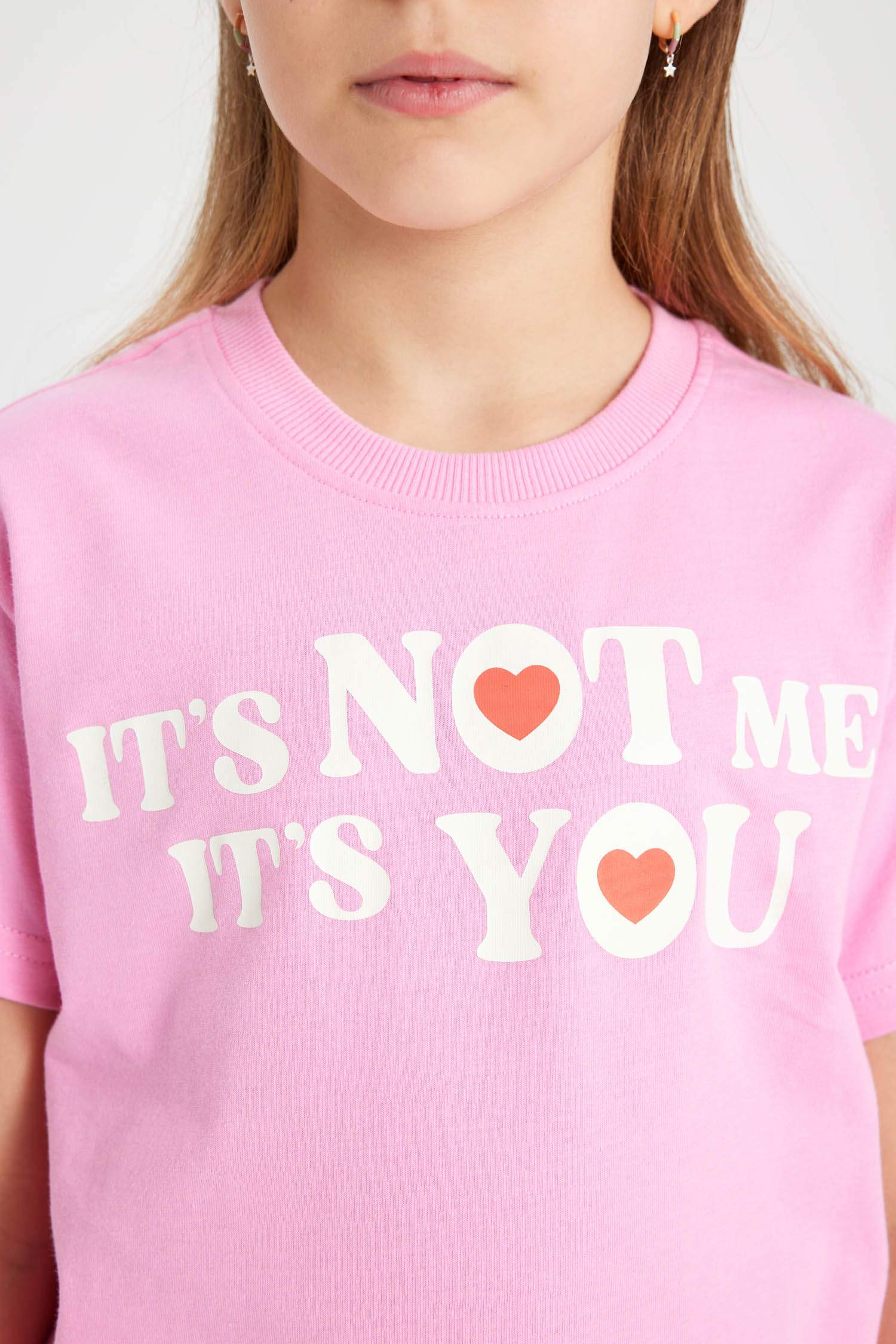 Girl Printed Short Sleeve T-Shirt