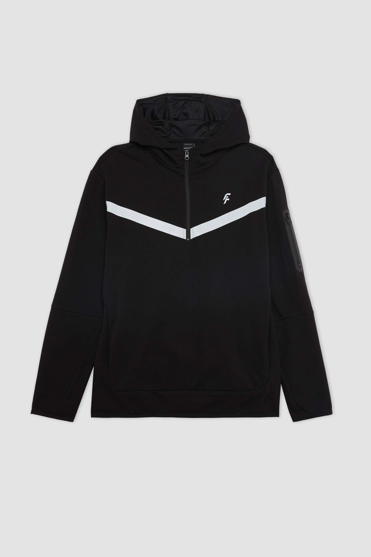 DeFactoFit Standard Fit Hooded Sweatshirt