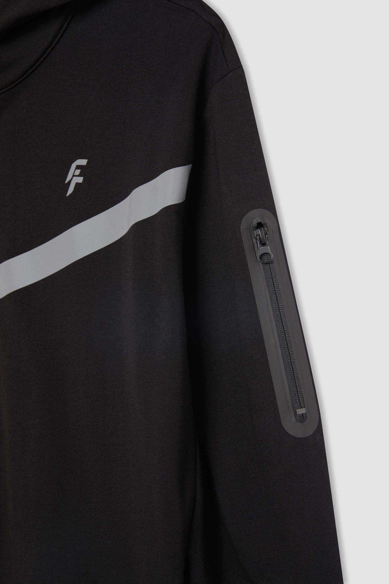 DeFactoFit Standard Fit Hooded Sweatshirt