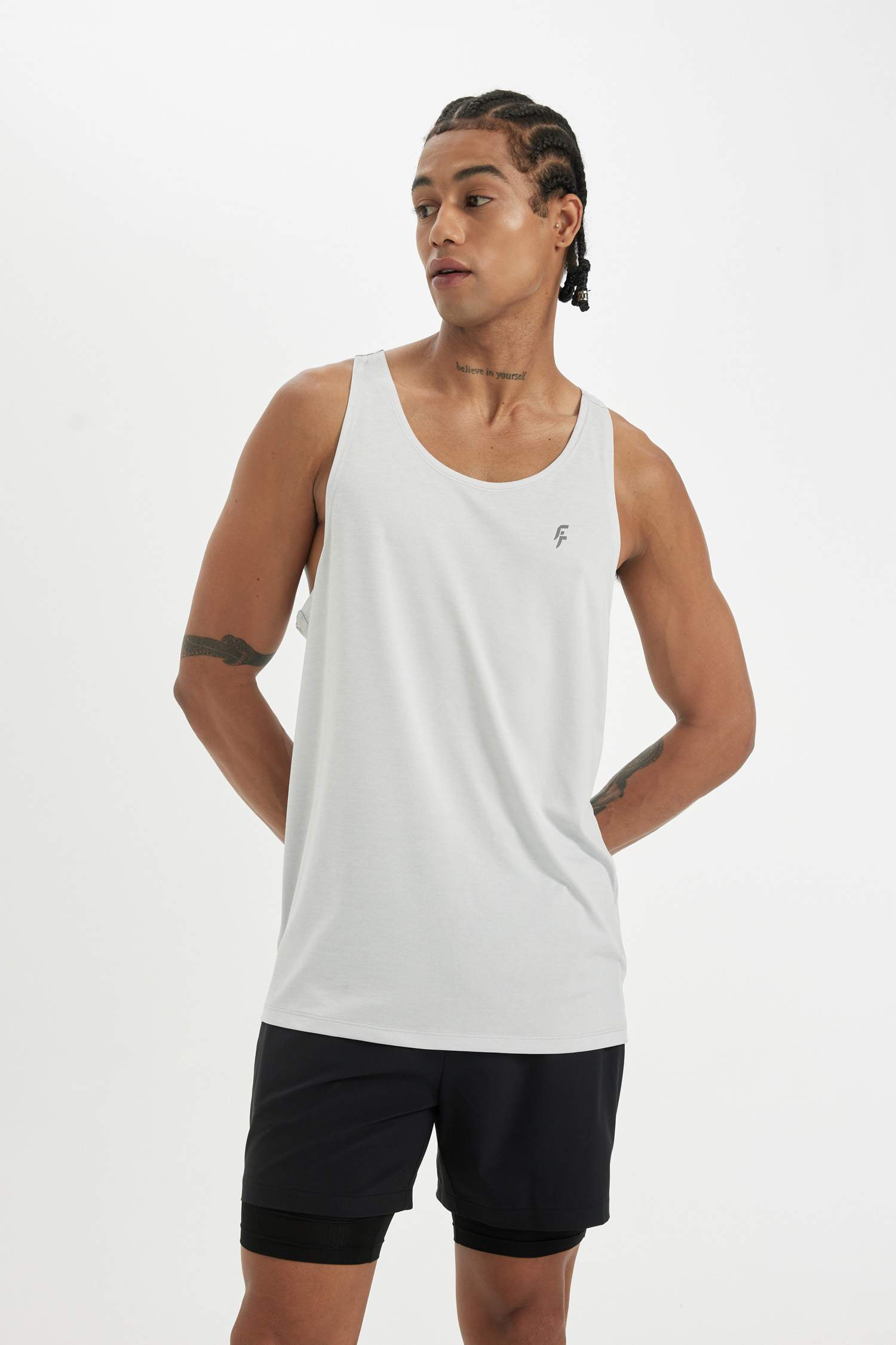 DeFactoFit Standard Fit Heavy Fabric Tank Top