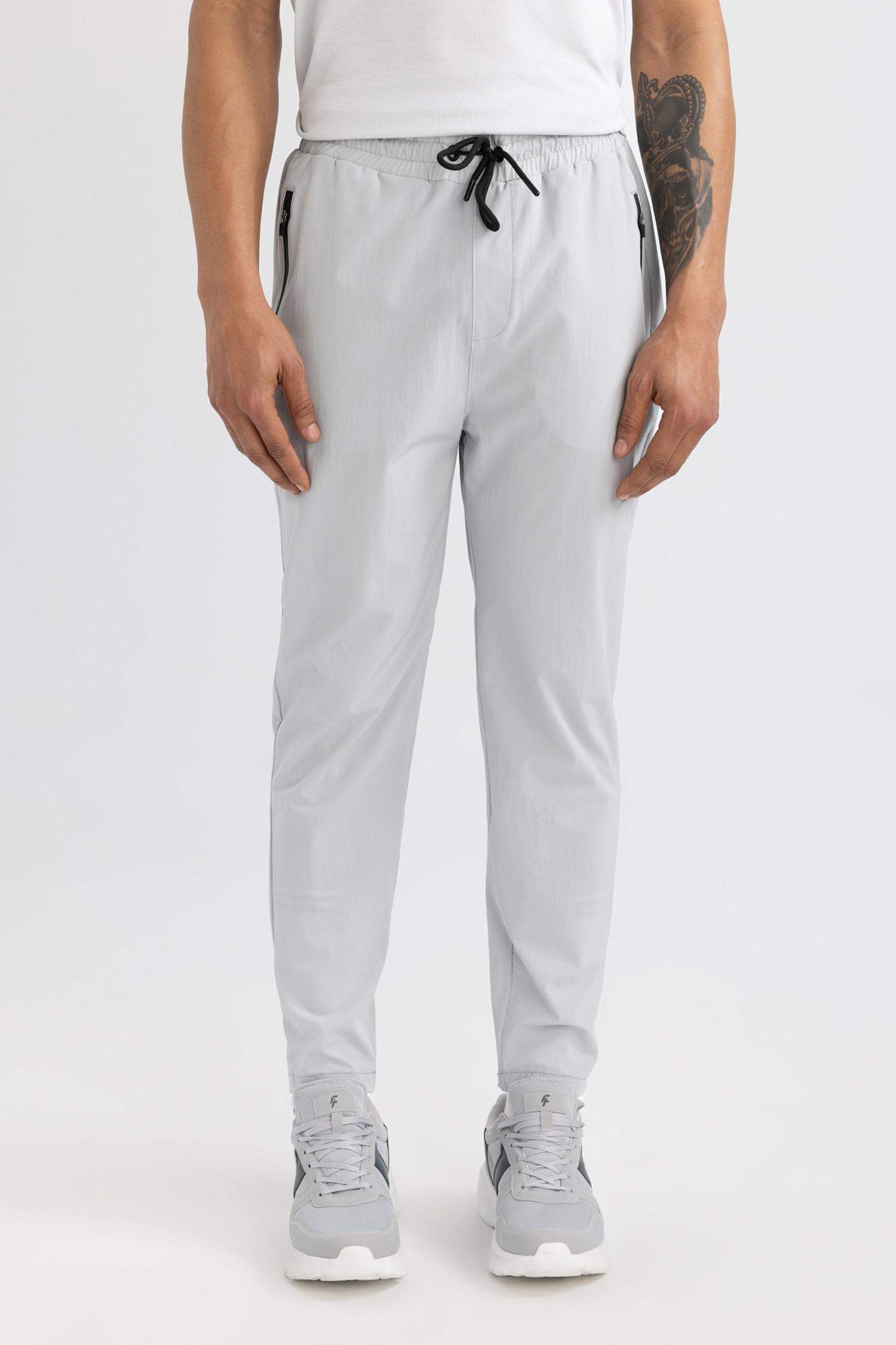 Sporcu Jogger Eşofman Altı Slim Fit Dar Kesim Çift Cepli Standart Paça Dokuma