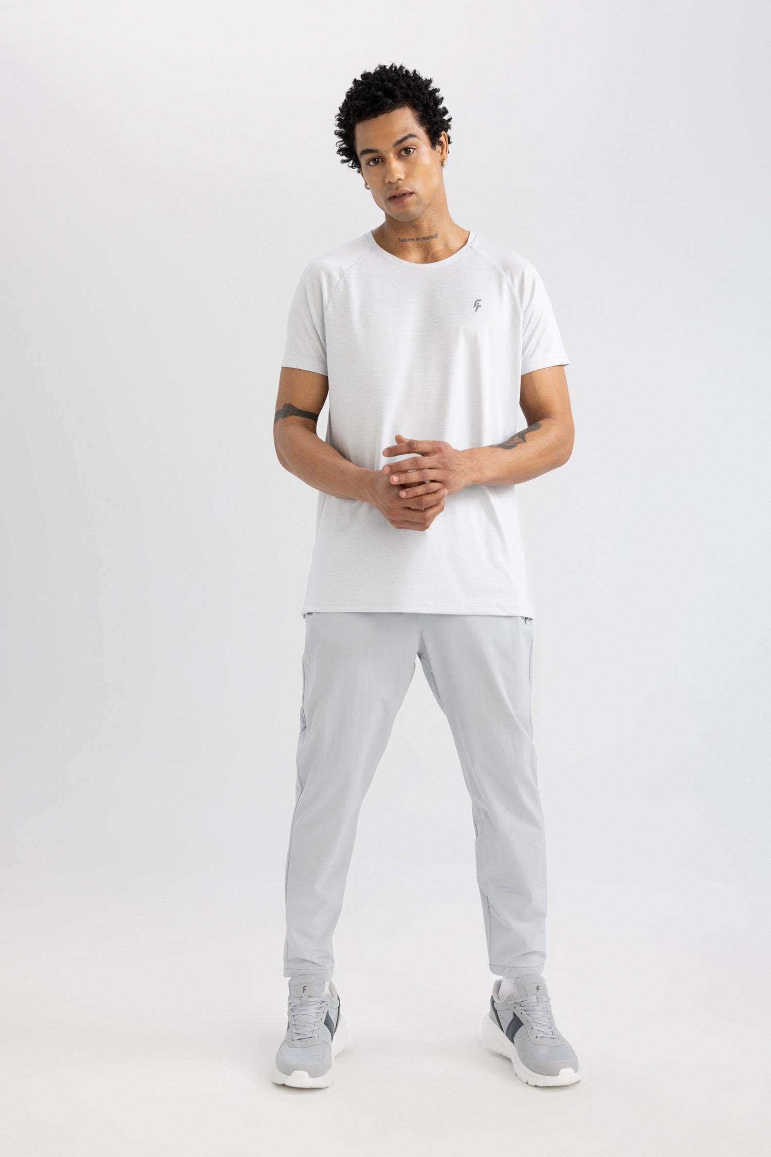 Sporcu Jogger Eşofman Altı Slim Fit Dar Kesim Çift Cepli Standart Paça Dokuma