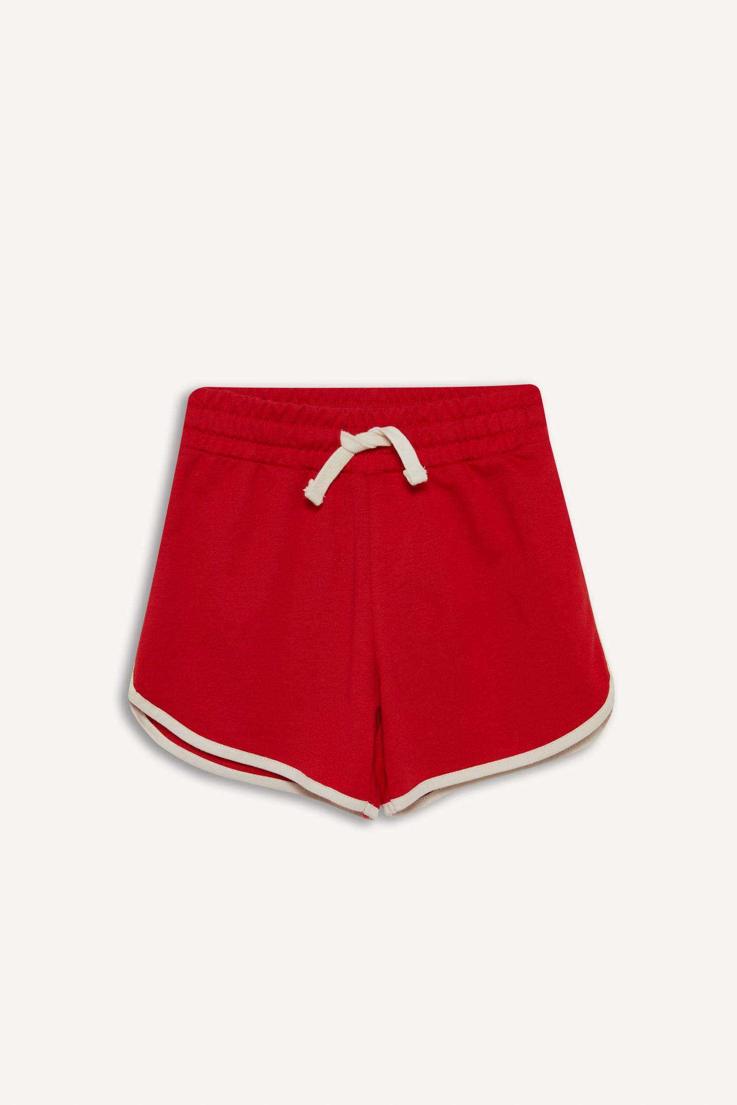 Girl Elastic Waist Basic Shorts