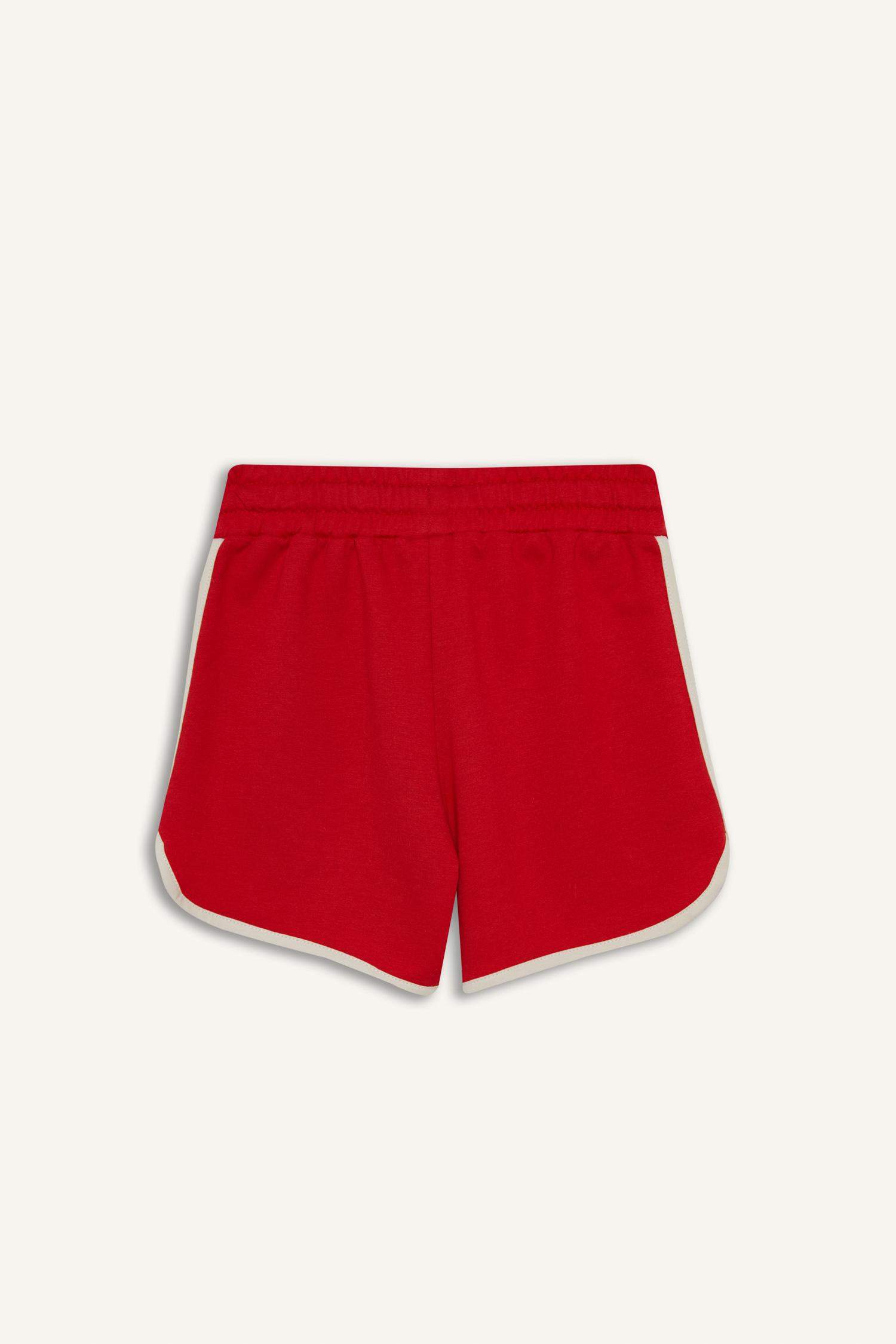 Girl Elastic Waist Basic Shorts