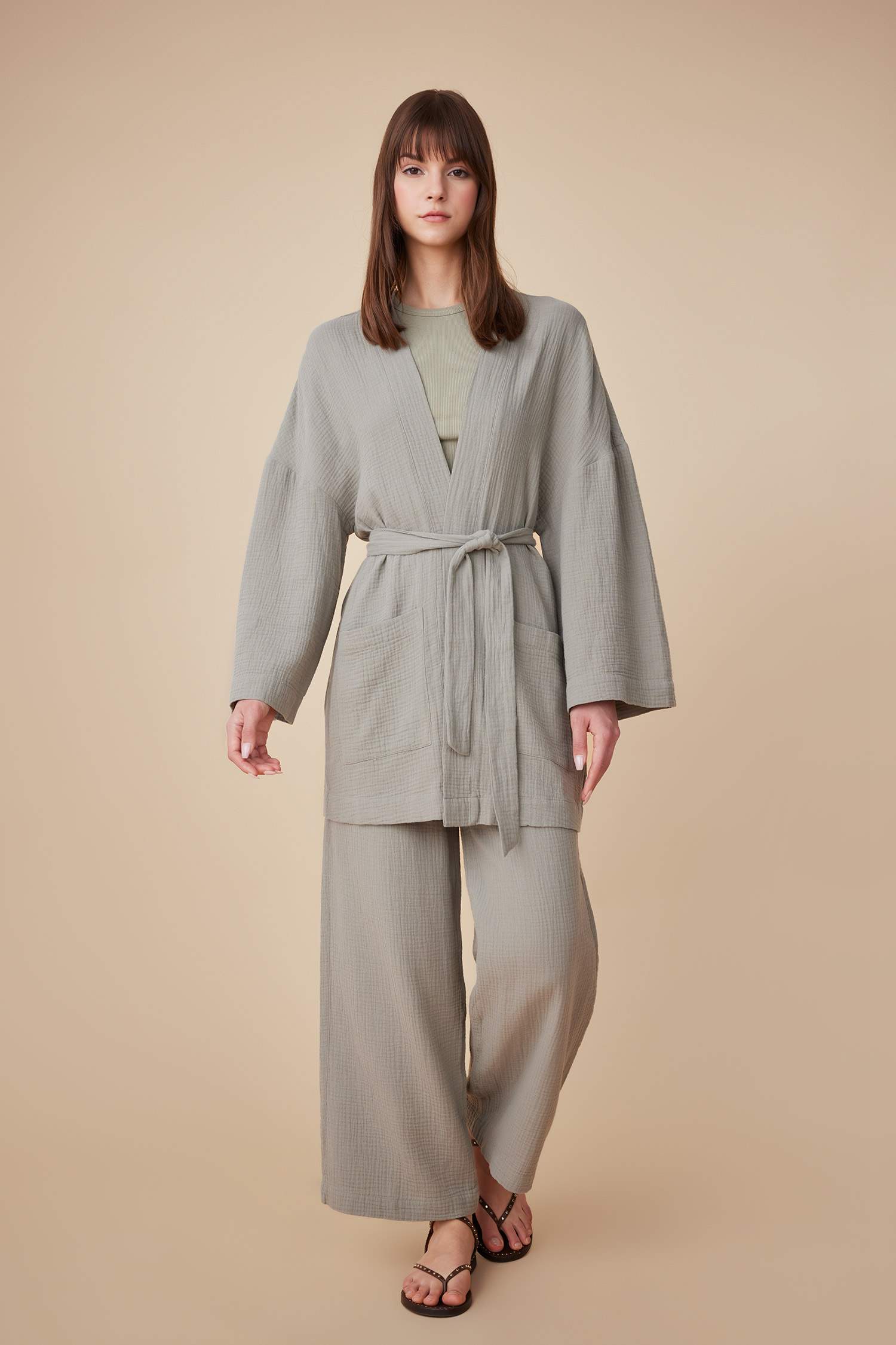 Palazzo Muslin Trousers