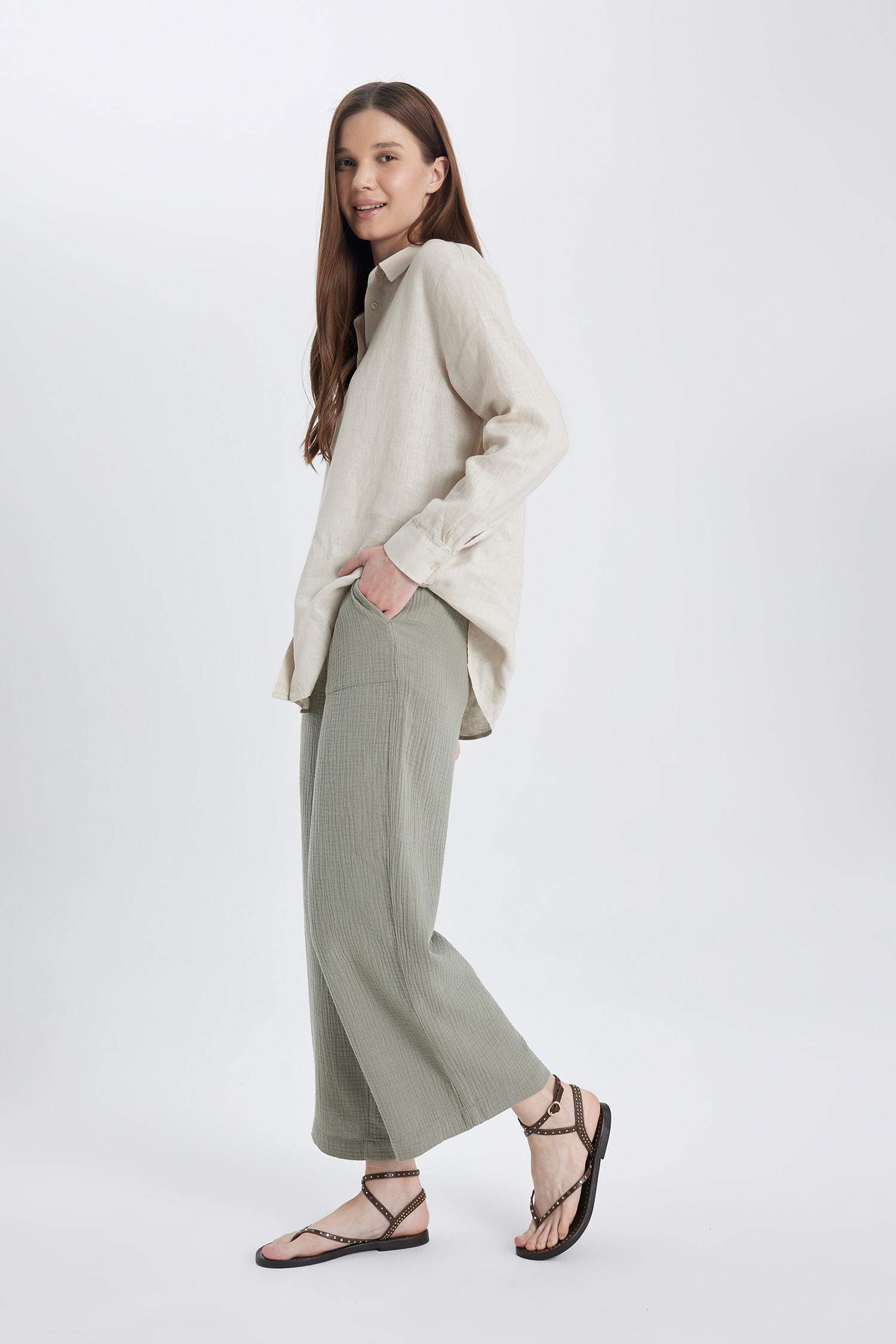 Palazzo Muslin Trousers