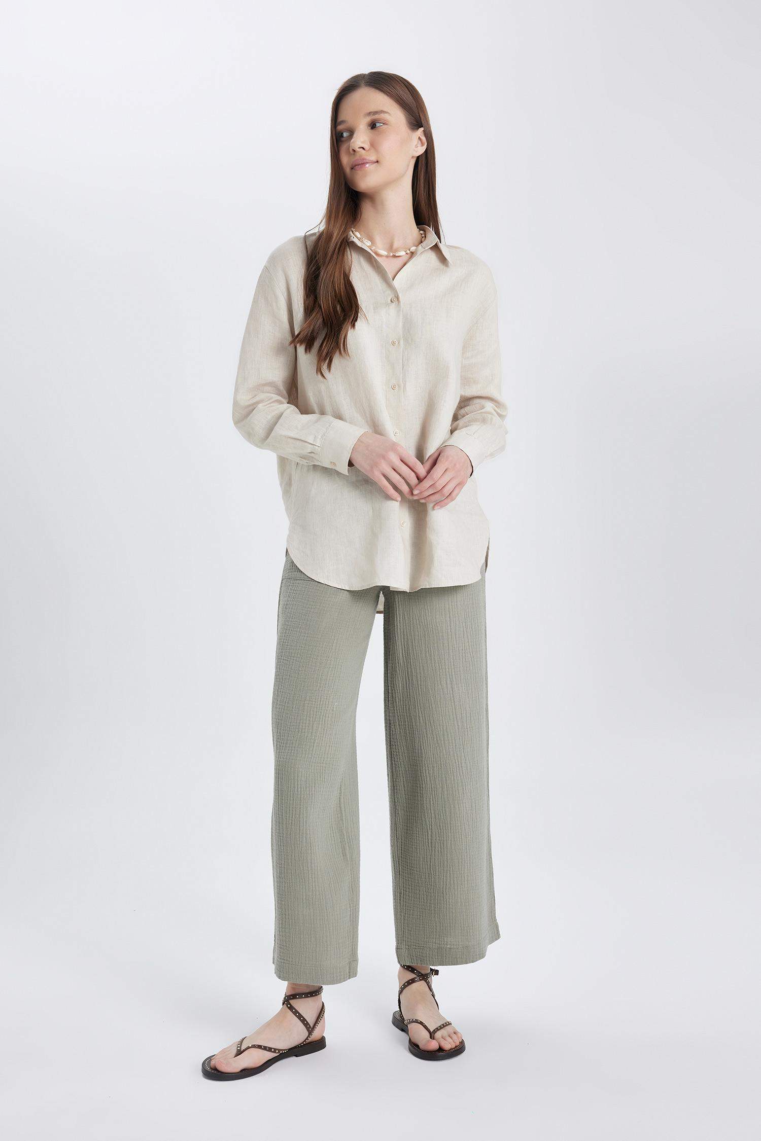 Palazzo Muslin Trousers