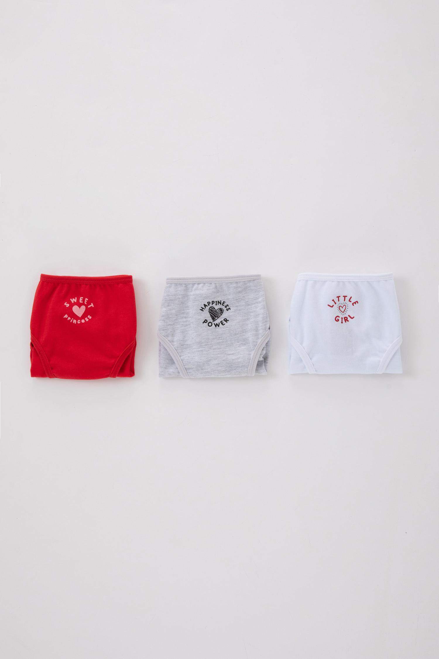 Kız Çocuk 3'lü Slip Külot